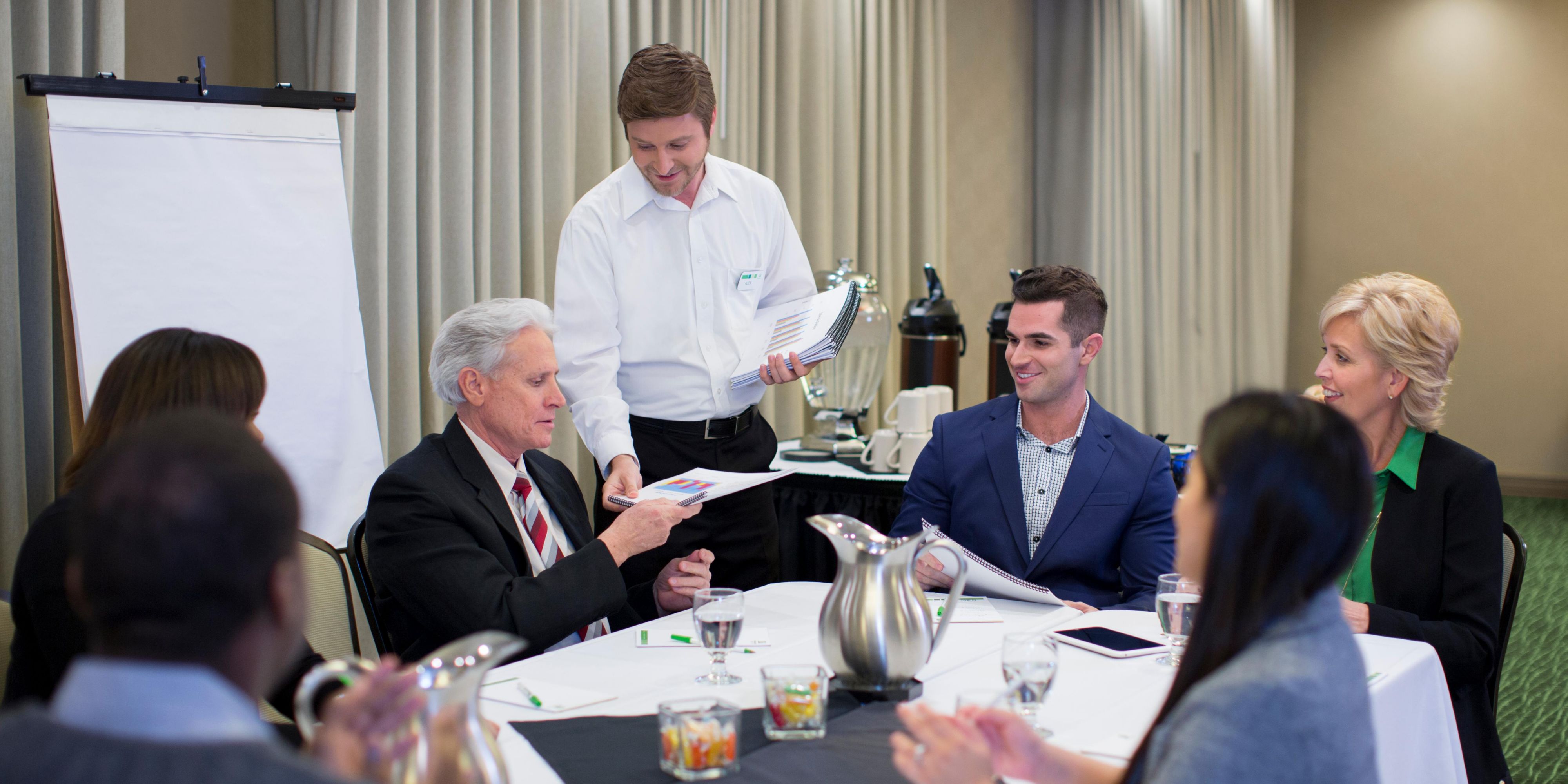 Our meeting room is perfect for your small meeting needs.