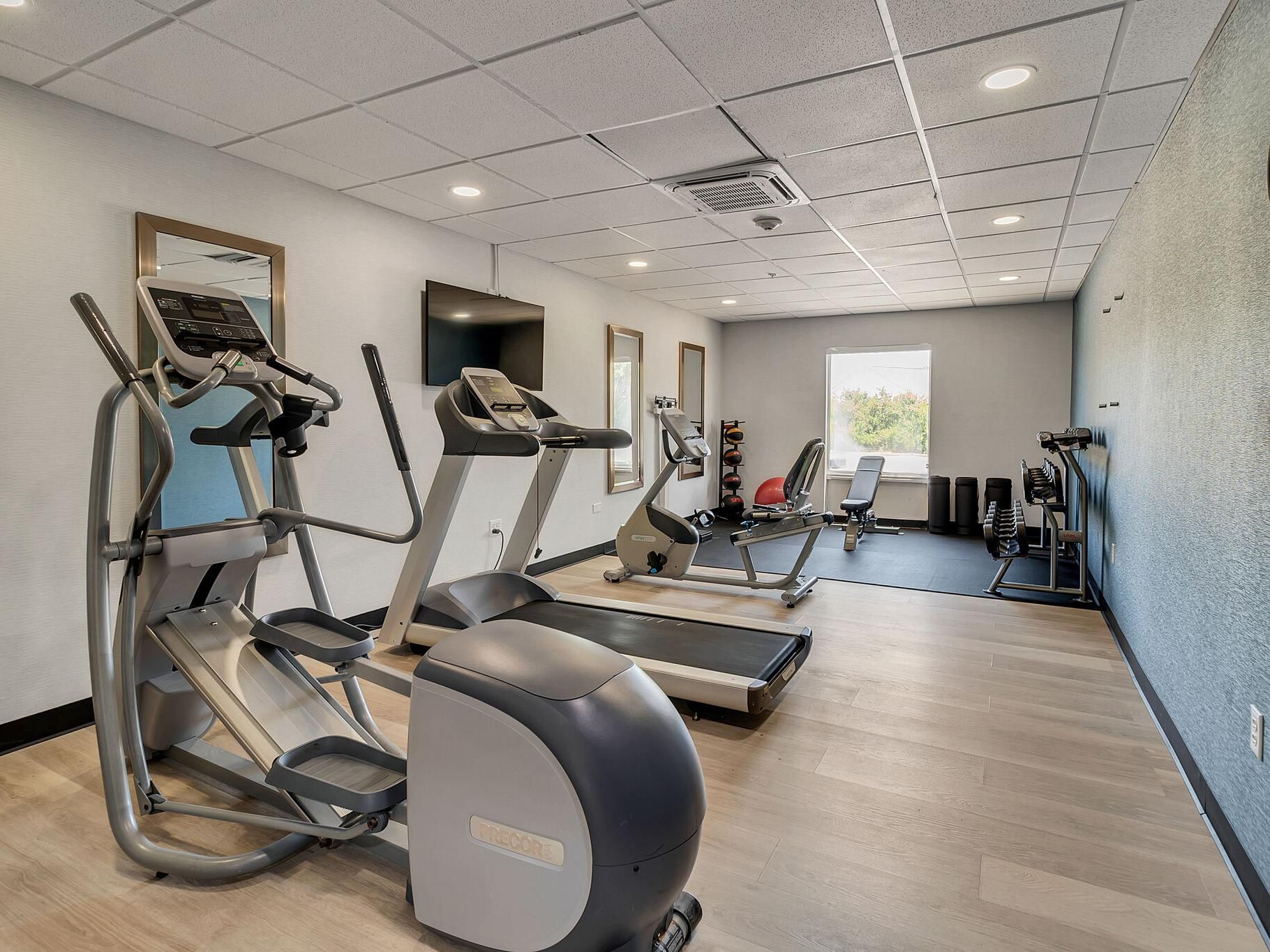 Get your sweat on in our complimentary, fully equipped fitness center.