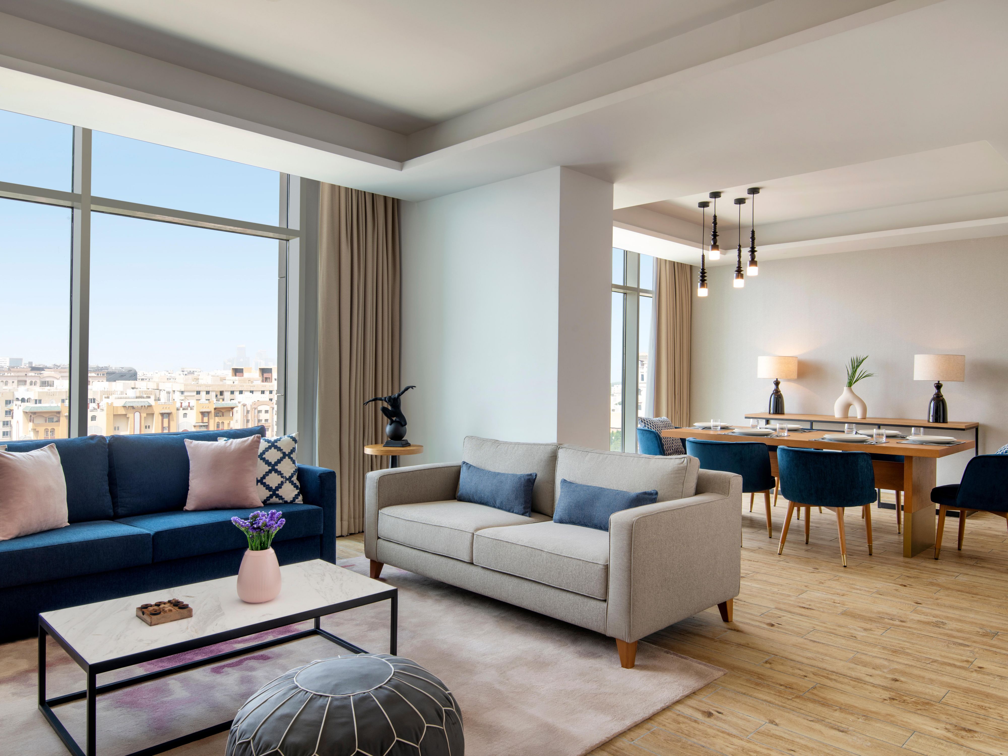 Living Area of the 3 Bedroom Residence