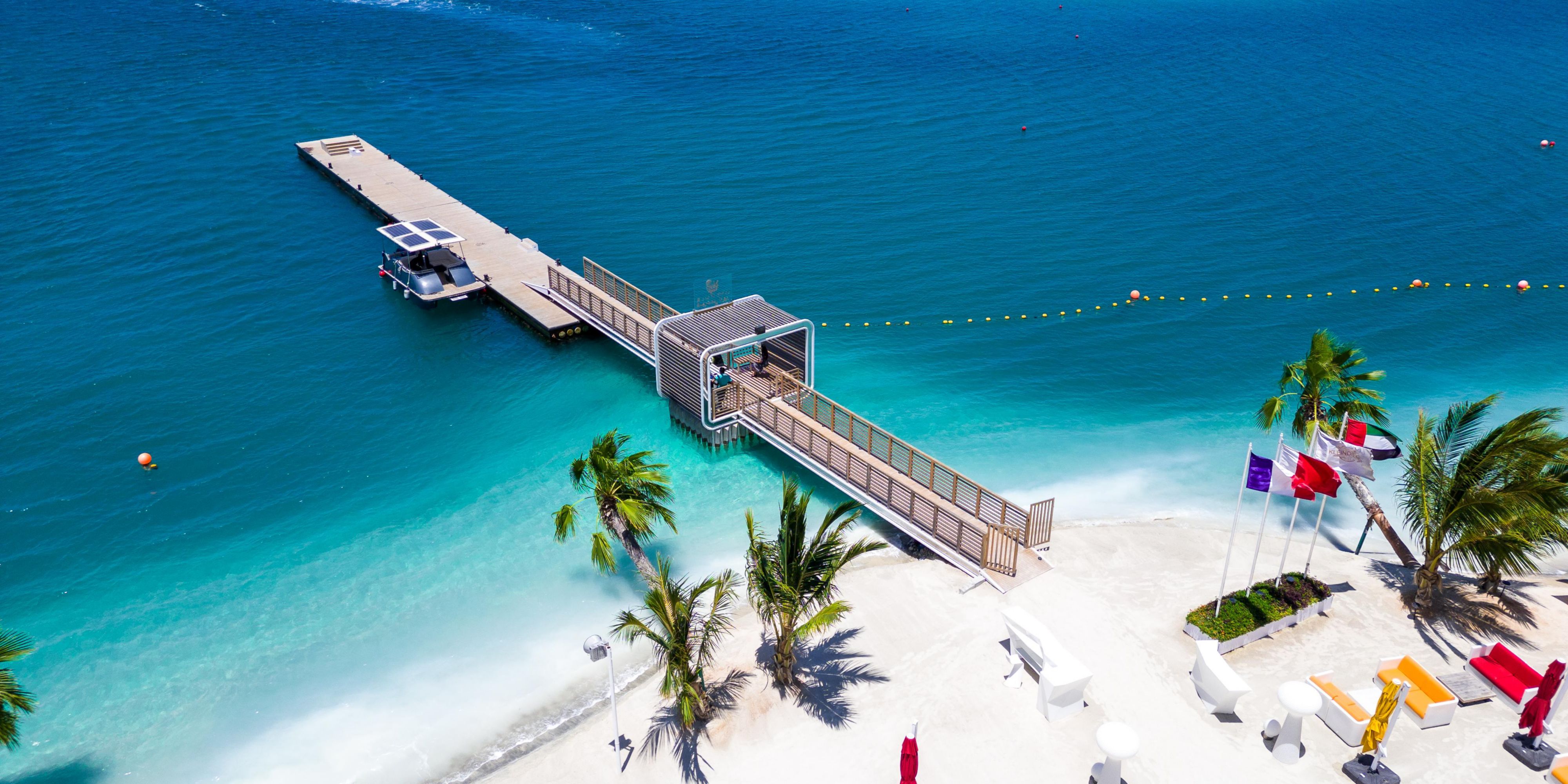 Kick off your island escape with ease, thanks to the public paid RTA parking. We’re pleased to provide shuttle buses approximately every 20 minutes to transport guests. Departing from Al Wasl Marine Station, boats leave every two hours, whisking you away to our hidden party gem on The World Islands.