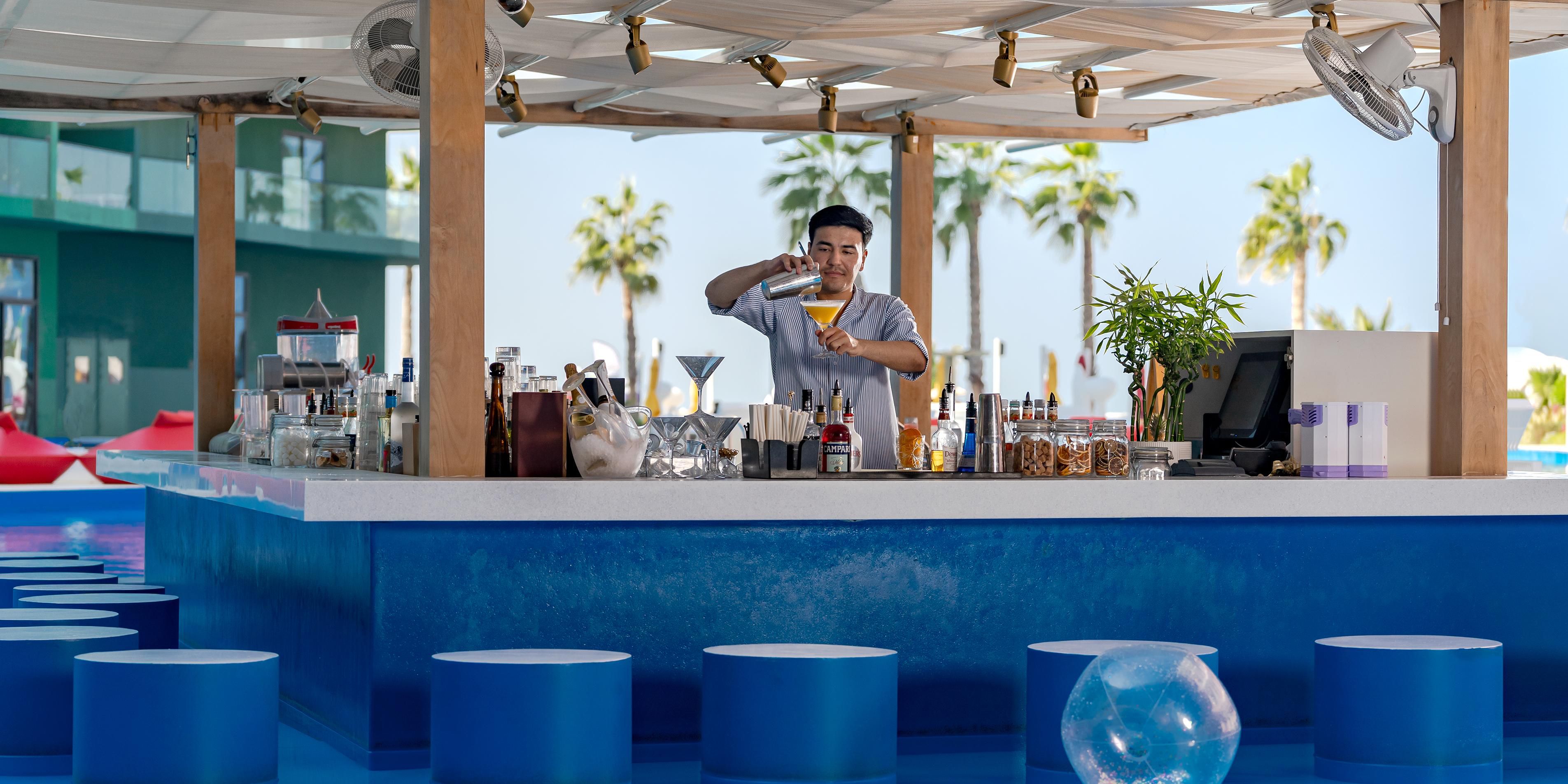 Celebrate Dubai pool days like never before with voco Monaco Dubai’s day pass, available from 10 am to 9 pm. Dive into the pool and sea, with your pass redeemable for food and drinks. This pass invites you to dance to the beats of our DJs and immerse yourself in a vibrant party atmosphere. Plus, enjoy free boat transfer for an extra touch of chic.
