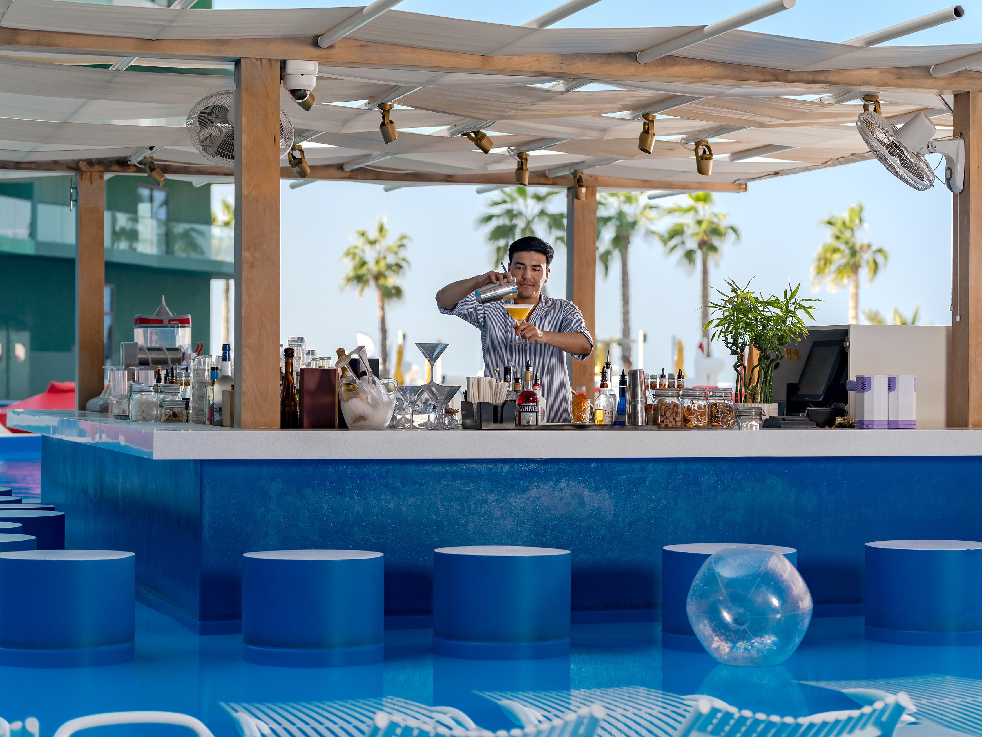 Celebrate Dubai pool days like never before with voco Monaco Dubai’s day pass, available from 10 am to 9 pm. Dive into the pool and sea, with your pass redeemable for food and drinks. This pass invites you to dance to the beats of our DJs and immerse yourself in a vibrant party atmosphere. Plus, enjoy free boat transfer for an extra touch of chic.