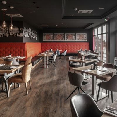 Modern restaurant and dining area in Eisenach