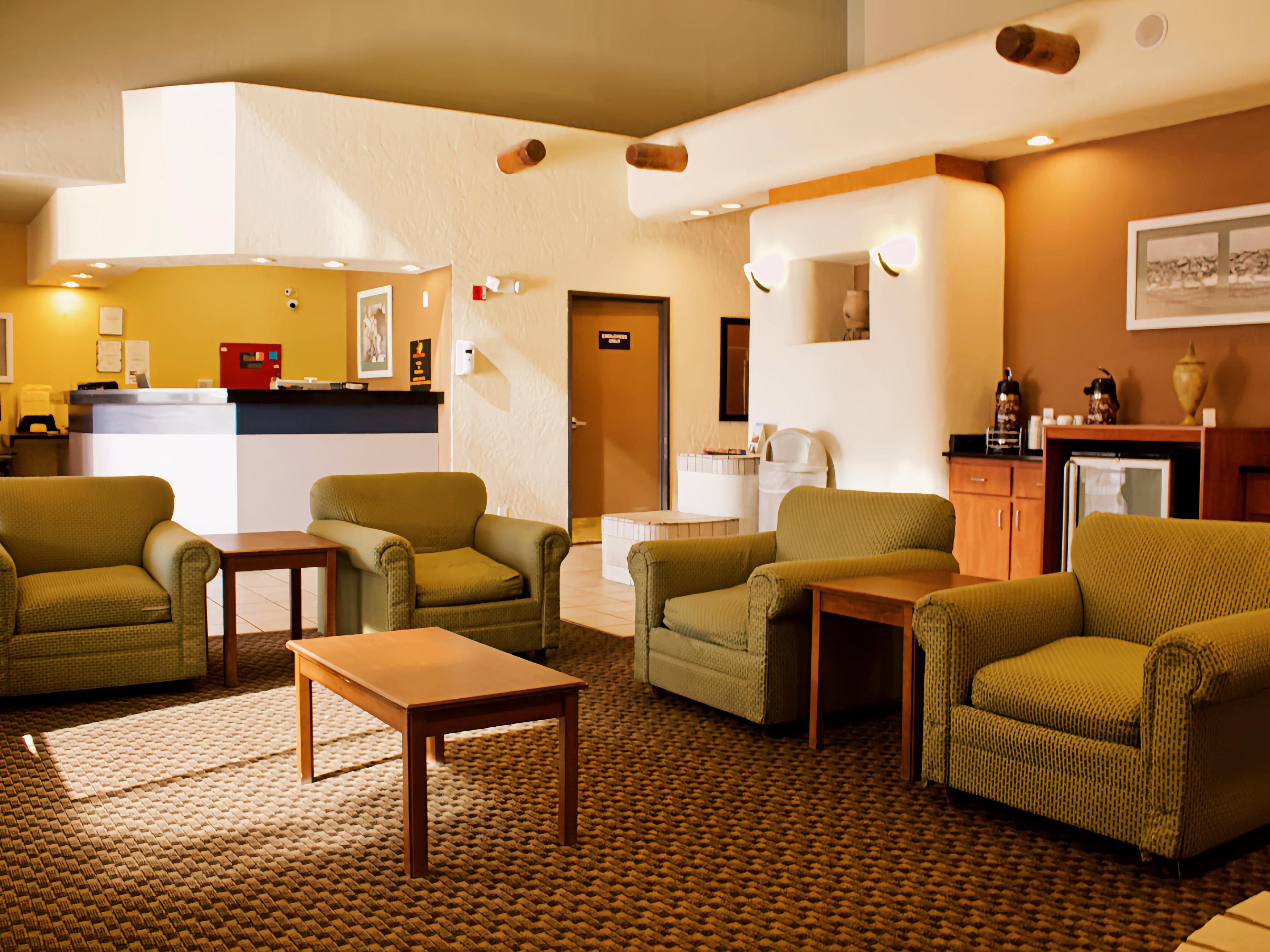 Enjoy our hotel's complimentary on-site parking. Grab coffee anytime in the lobby or make use of the free laundry facilities to keep your routine on track. Our 24-hour business center and modern fitness area help you stay productive and energized around the clock.