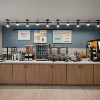 Enjoy Hot Breakfast with a variety of hot and cold choices.