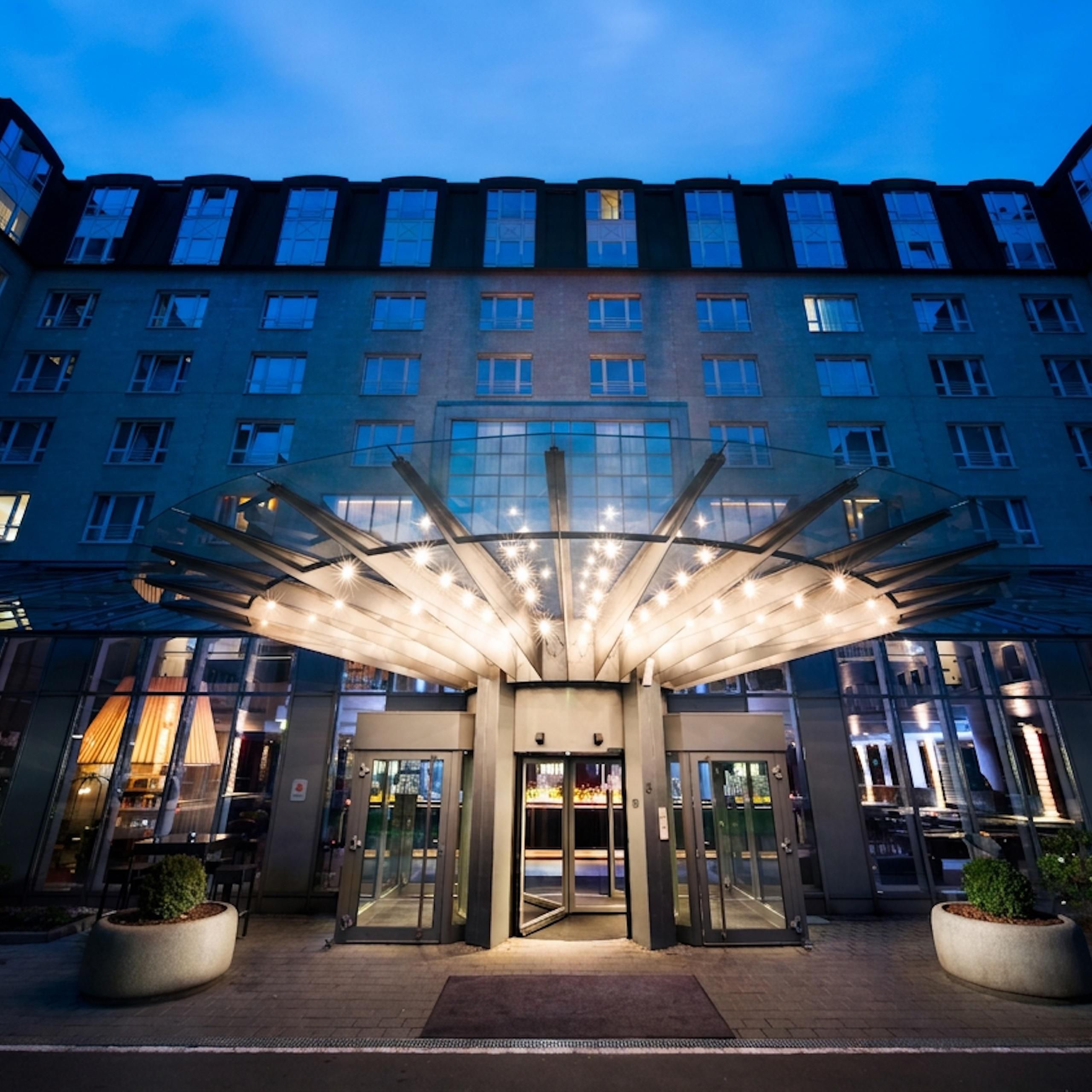 Exterior of the Hotel in Leipzig