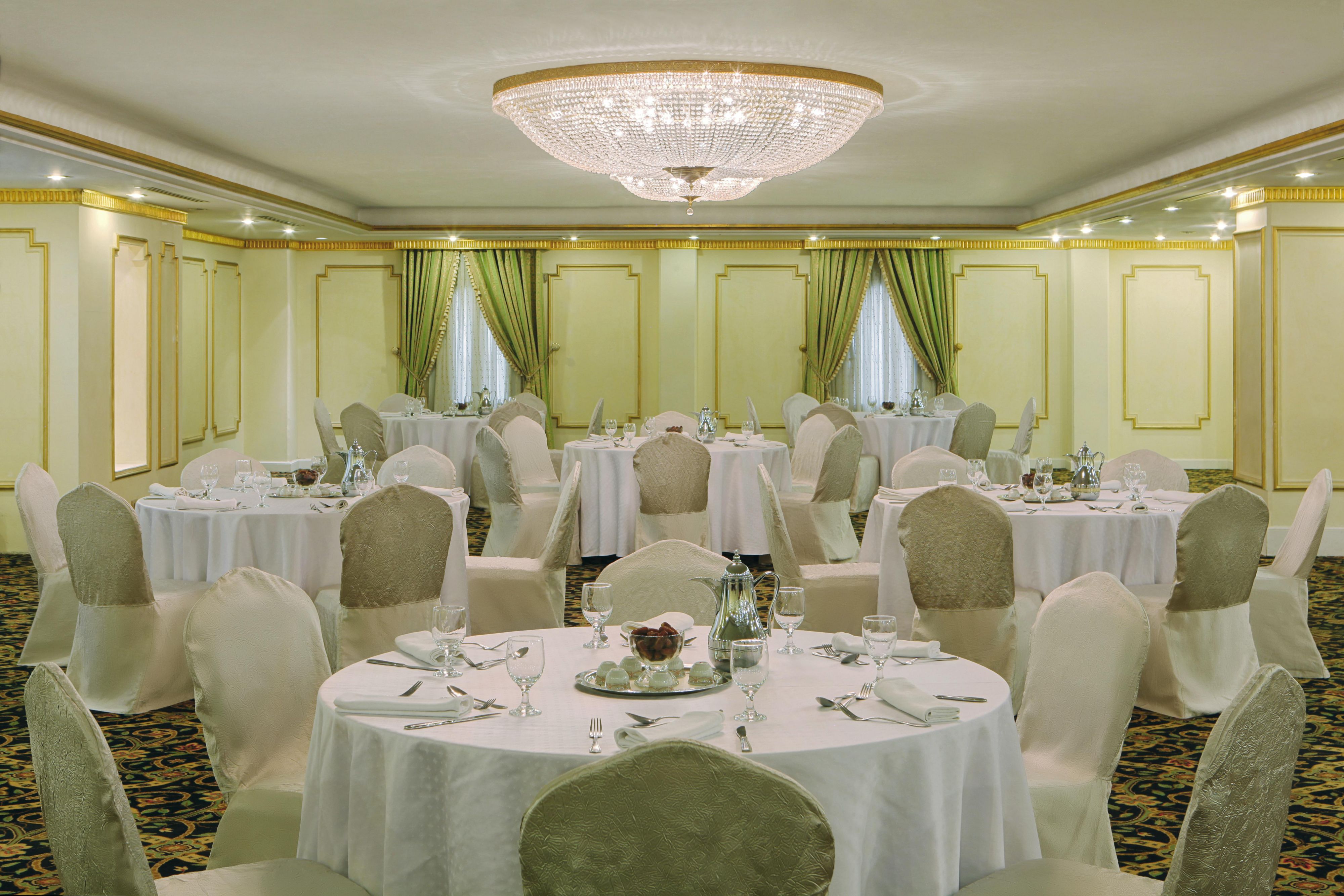 The perfect place to host meeting, conference or function, the hotel offers 3 state-of-the-art conference rooms - Al Aynia, Al Safya and Tayba- which can accommodate 15 to 100 persons. Each of these are well-equipped with the latest audio-visual equipment and acoustics.