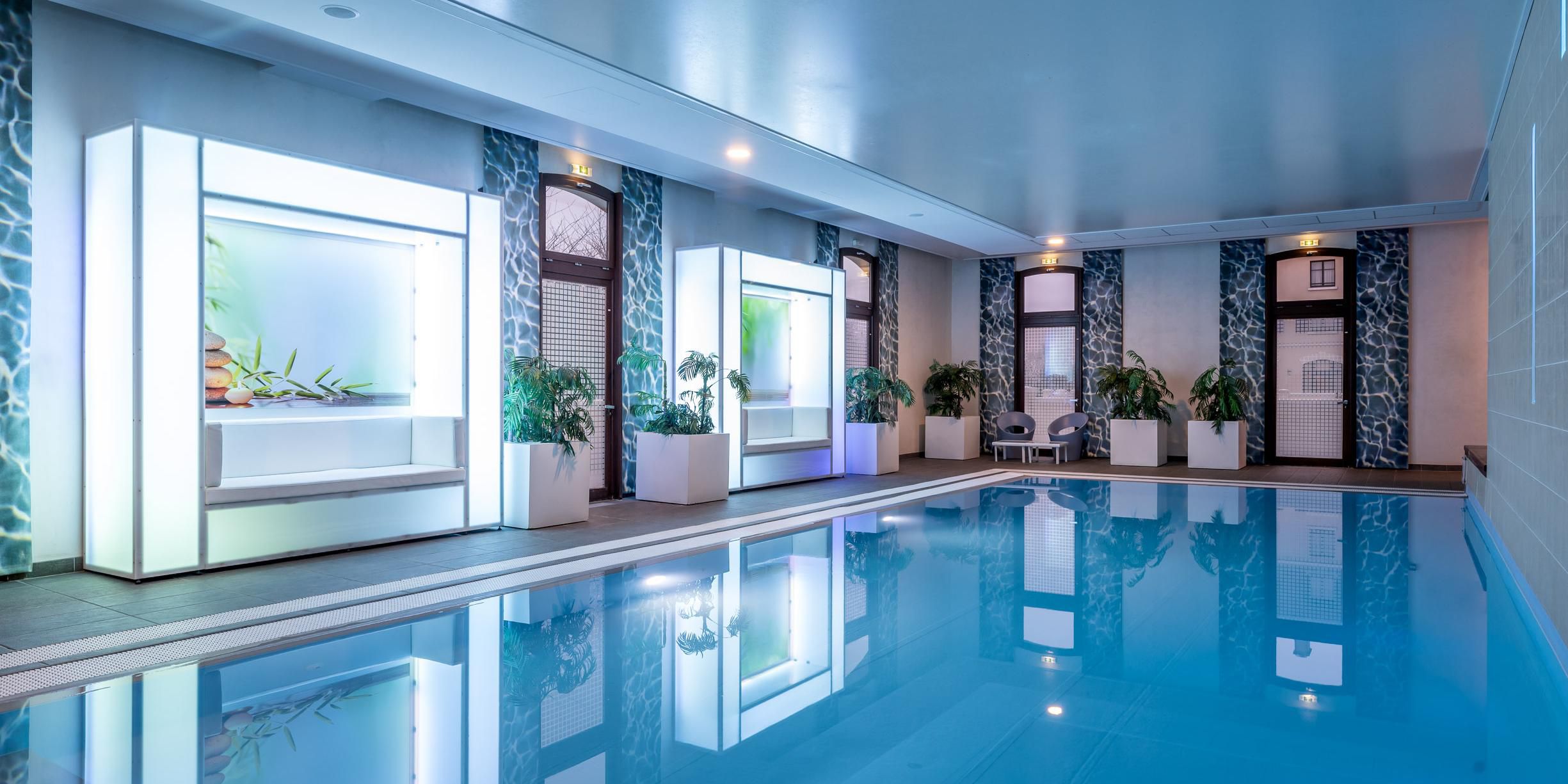 Heated indoor swimming pool