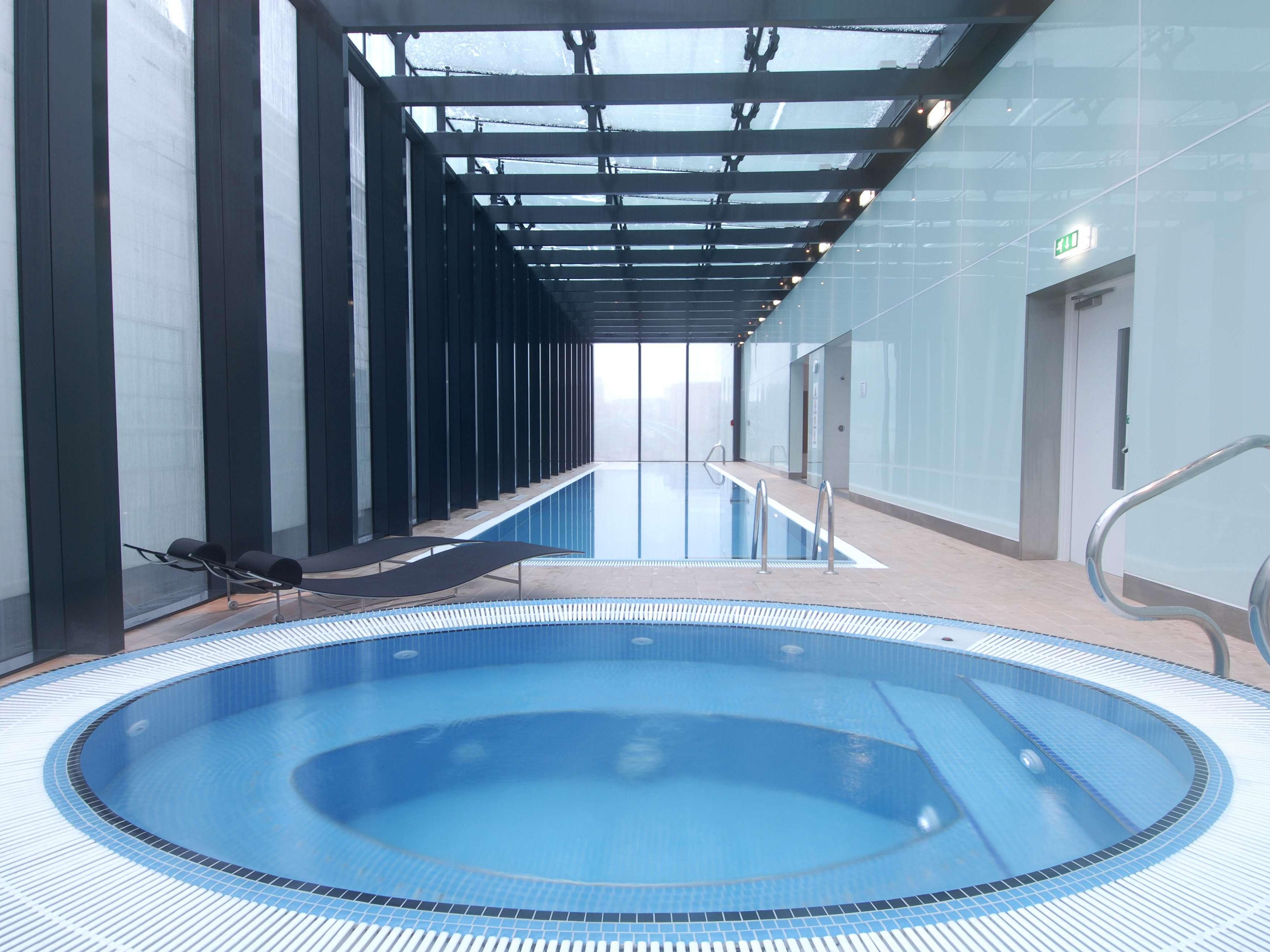 Immerse yourself in relaxation with our indoor pool and hot tub