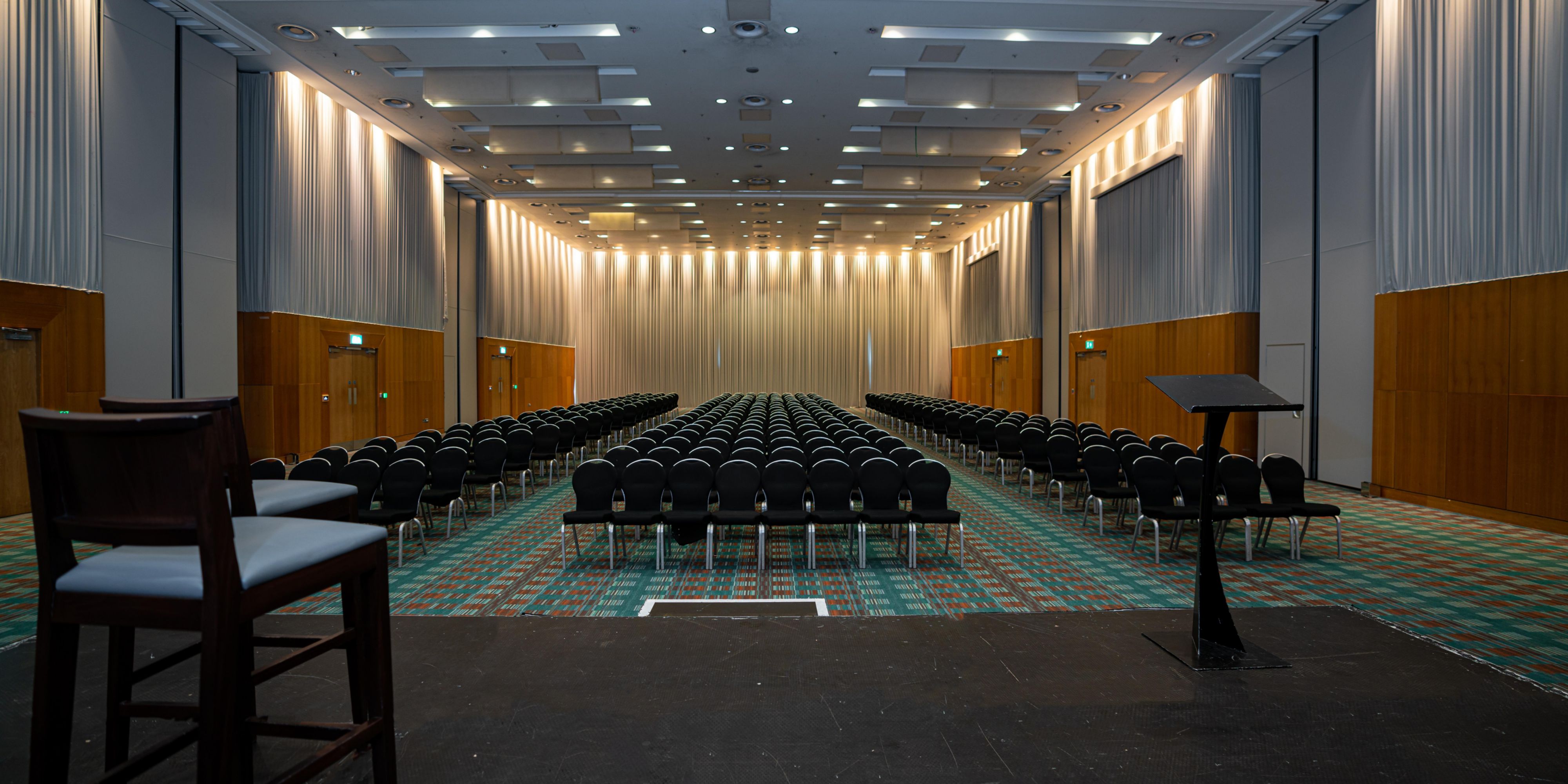 Large hotel conference room - theatre style