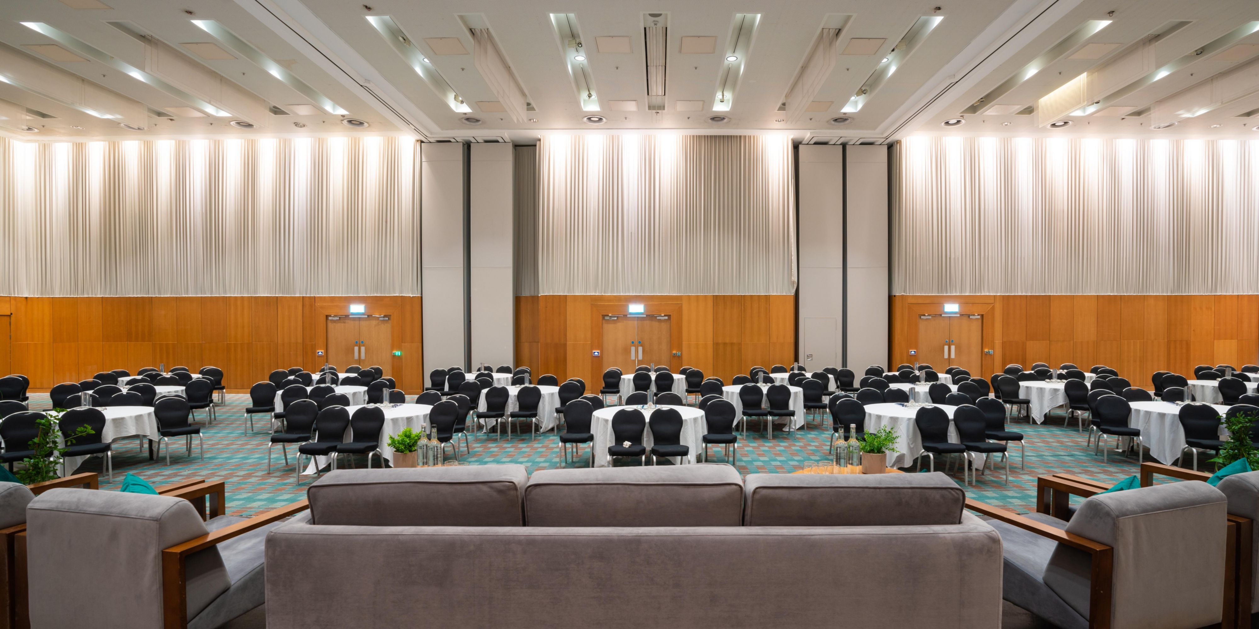 Large conference room for hire at a hotel