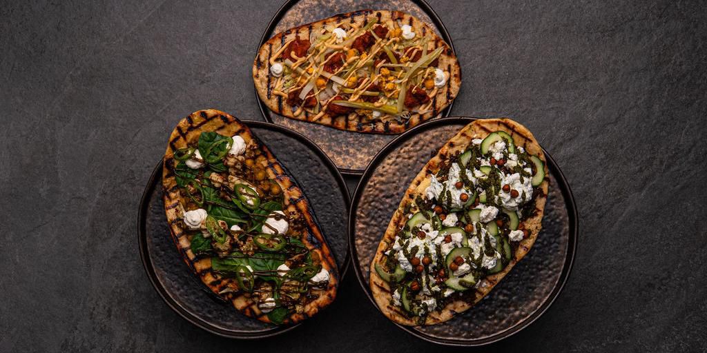 Fine dining restaurant dishes