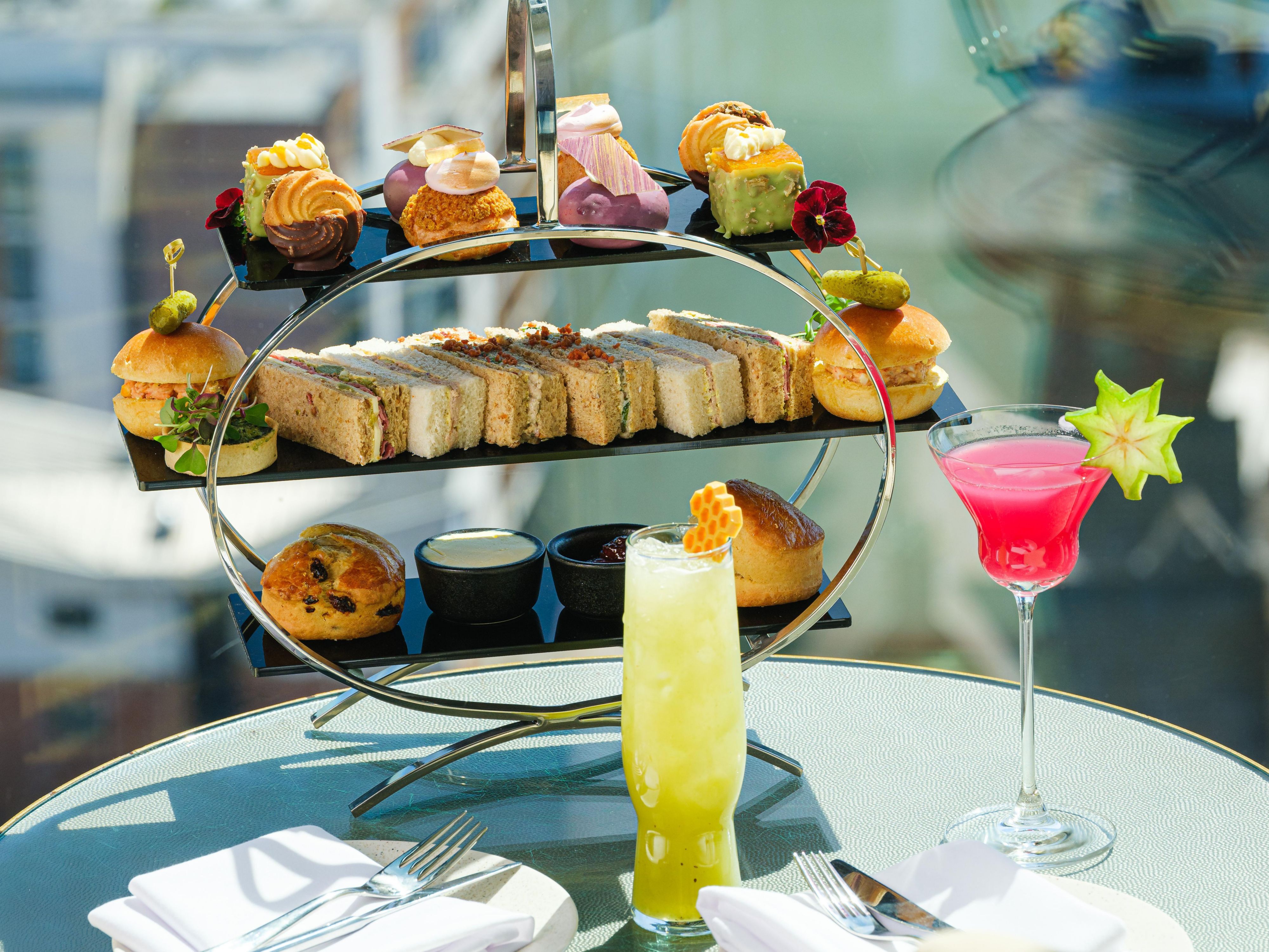 Afternoon tea with crafted cocktails