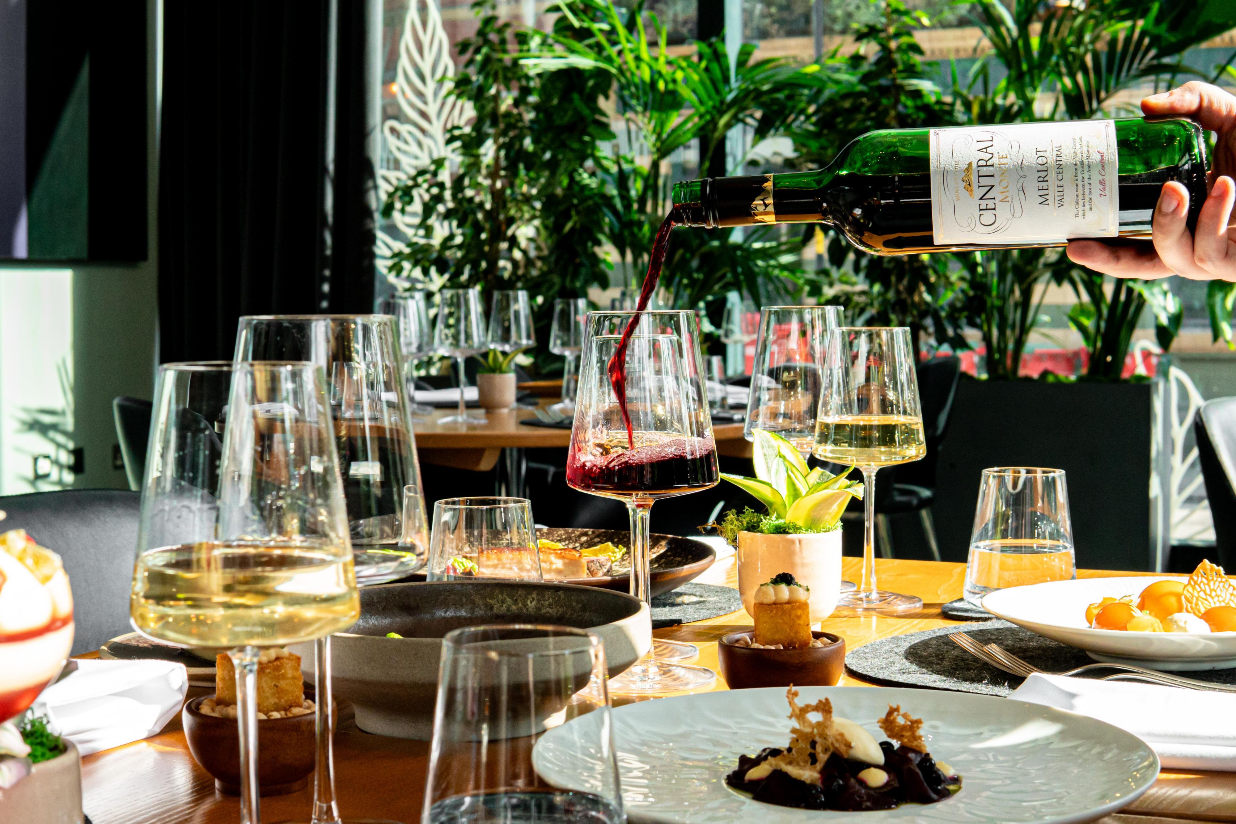 Experience Podium, our 2 AA Rosette restaurant in the iconic Beetham Tower. Our seasonal menu showcases the finest North West produce, expertly crafted with innovative techniques. Complement your meal with craft beers, classic cocktails, and a selection of exceptional wines in a setting that transforms every dining occasion into something special.