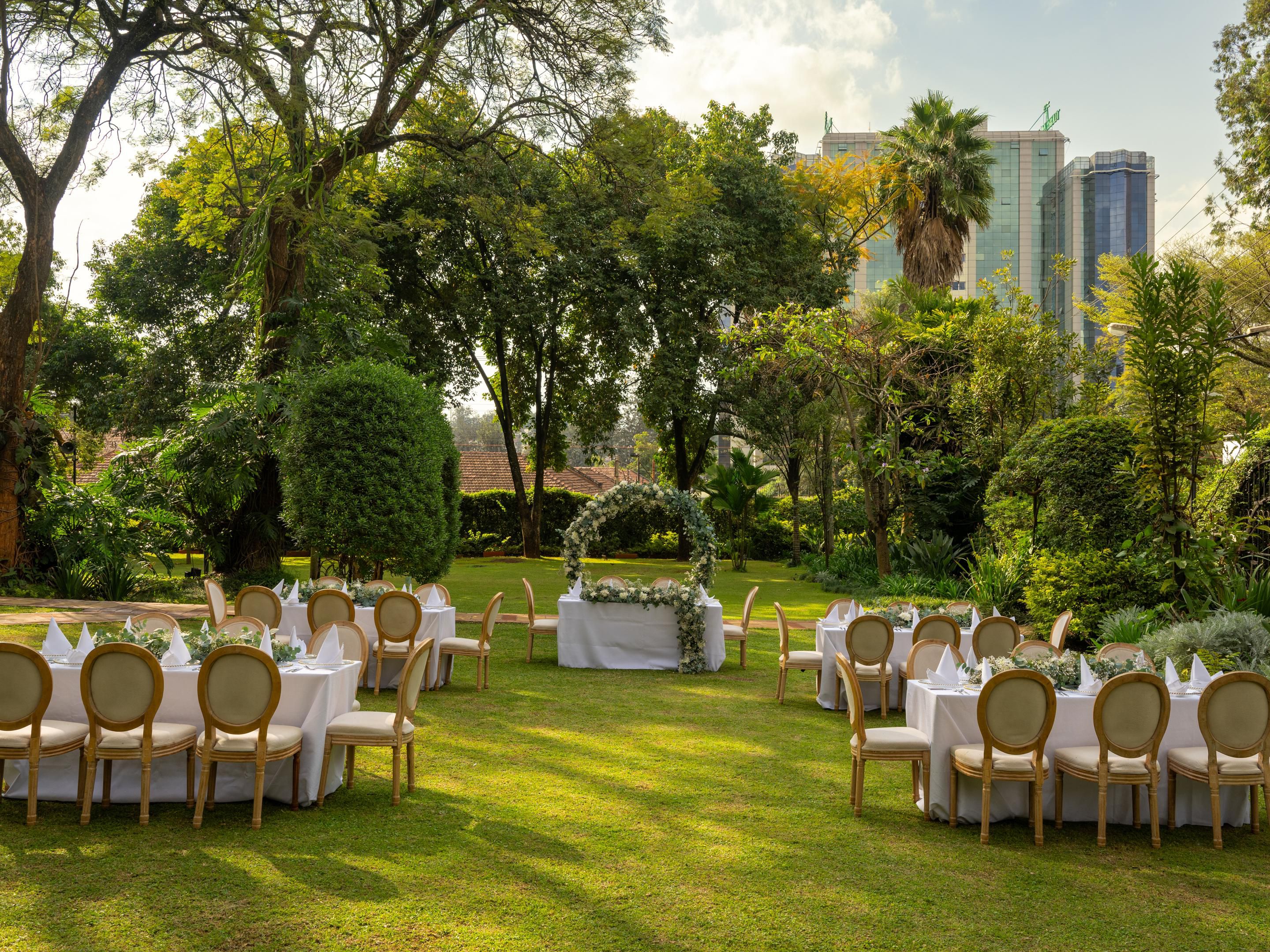 Forge eternal vows in a wedding setup of timeless elegance