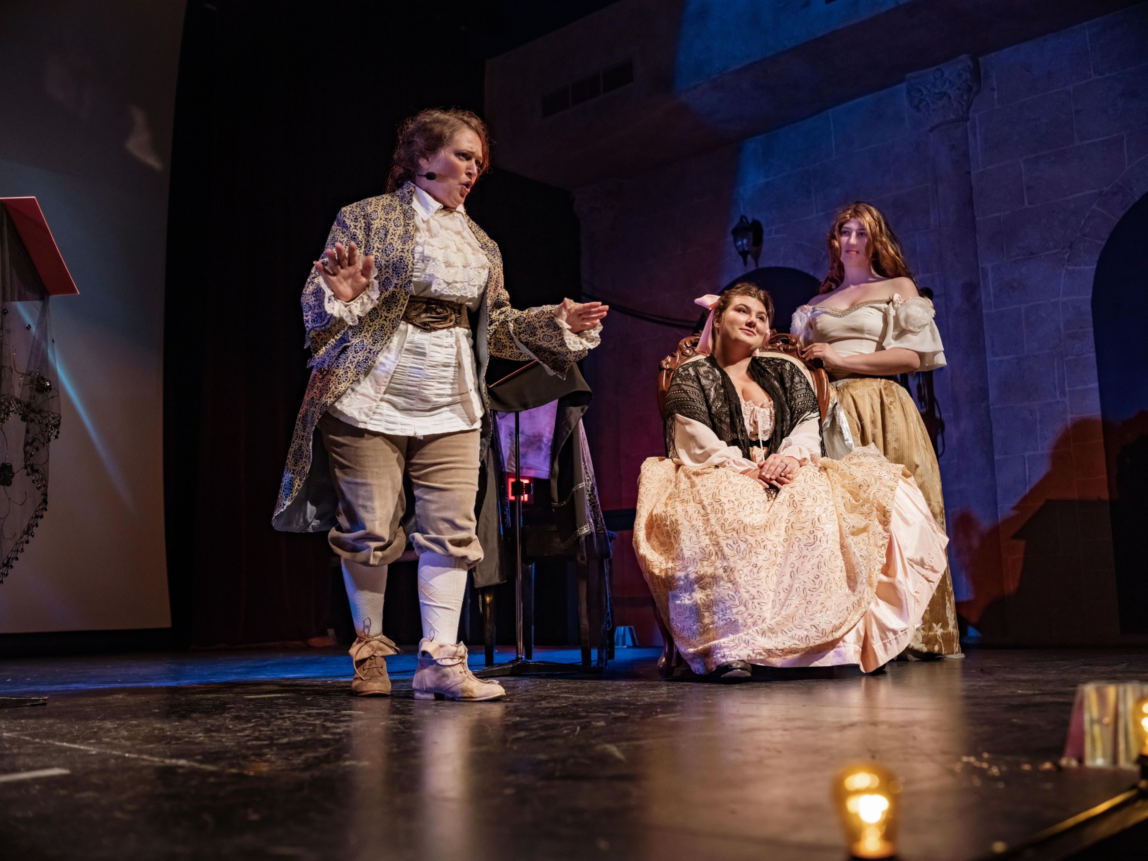 actors on stage