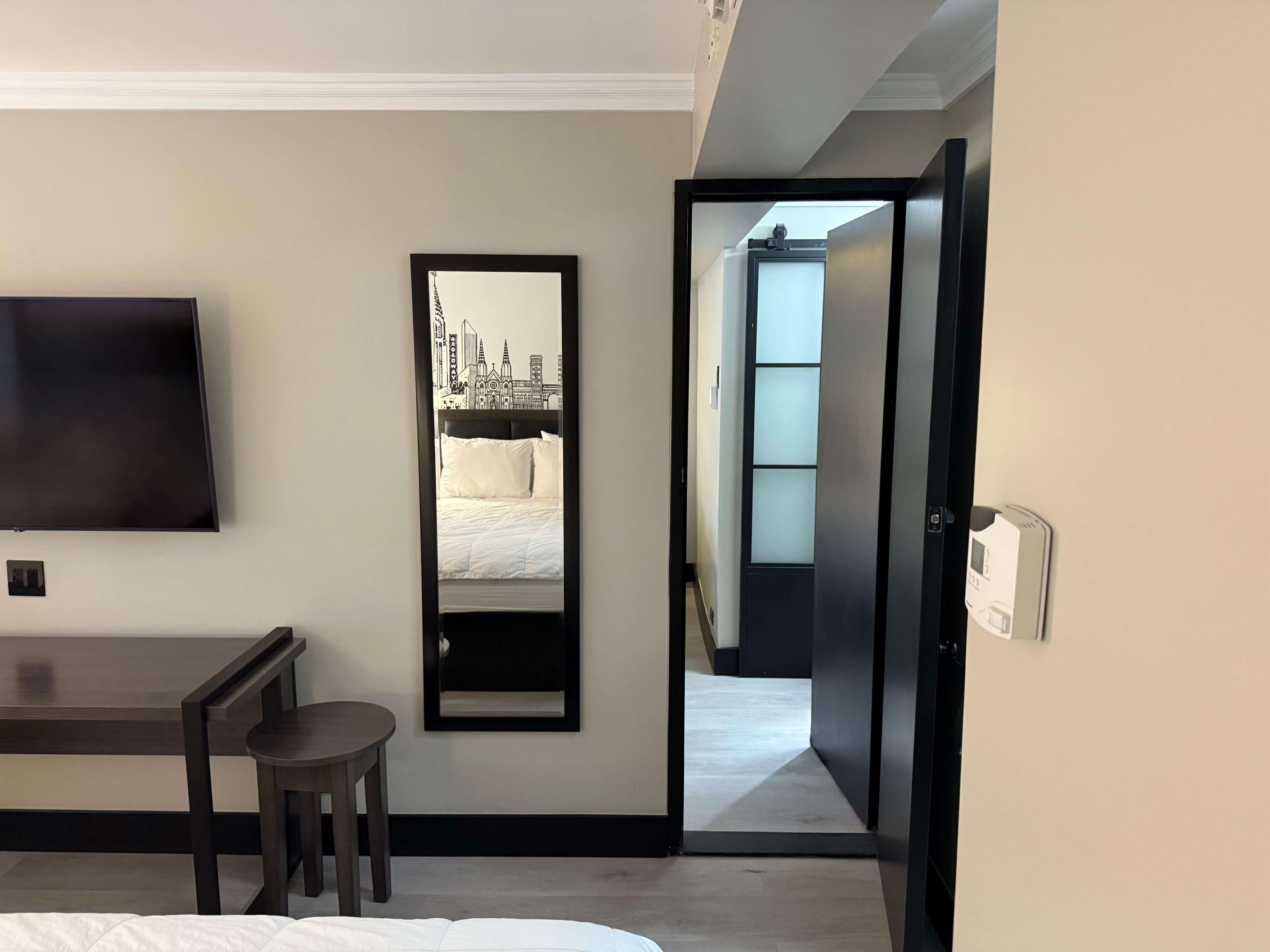 View of adjoining room through the doorway