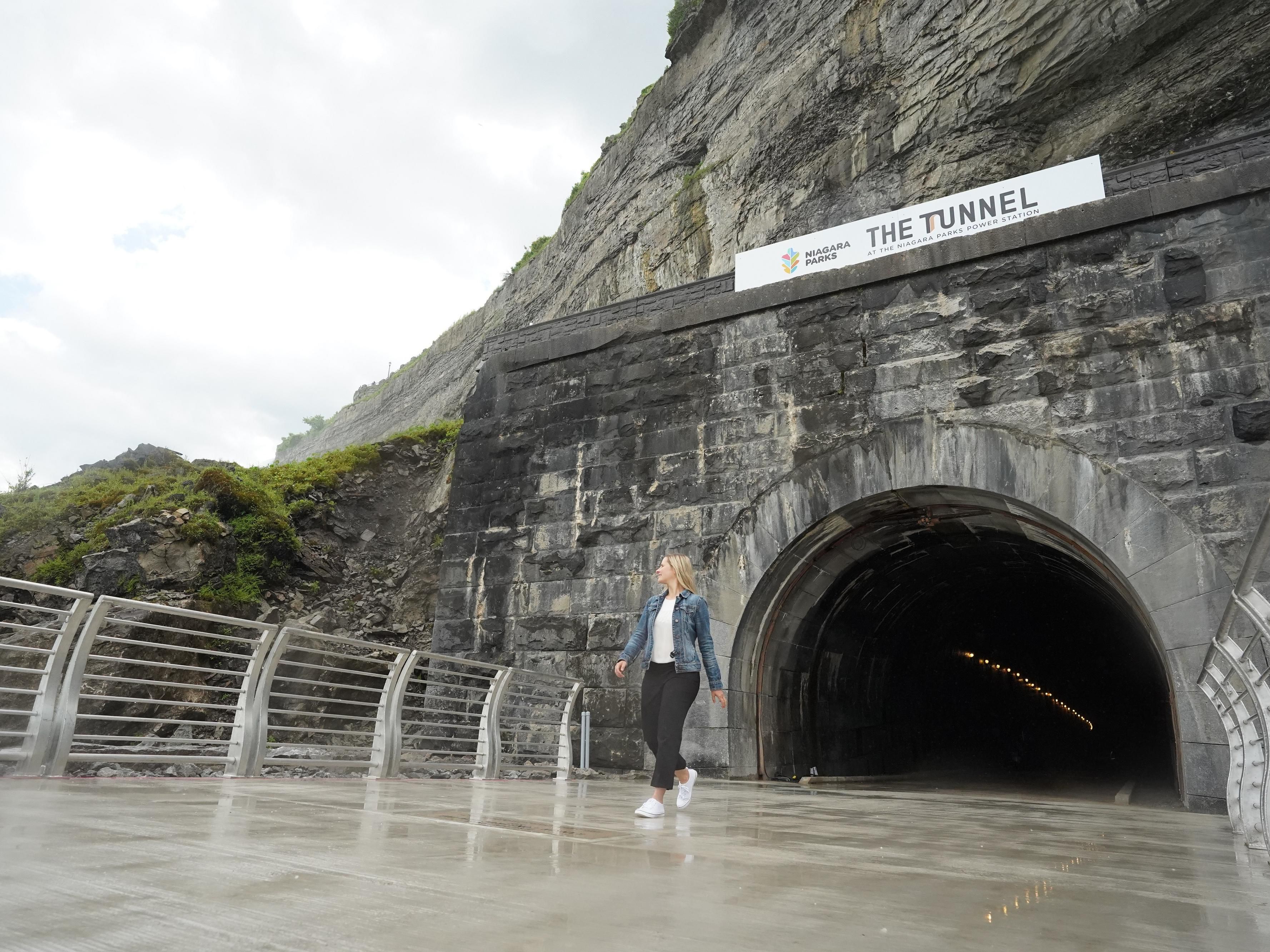 Explore through the tunnels at Niagara Parks