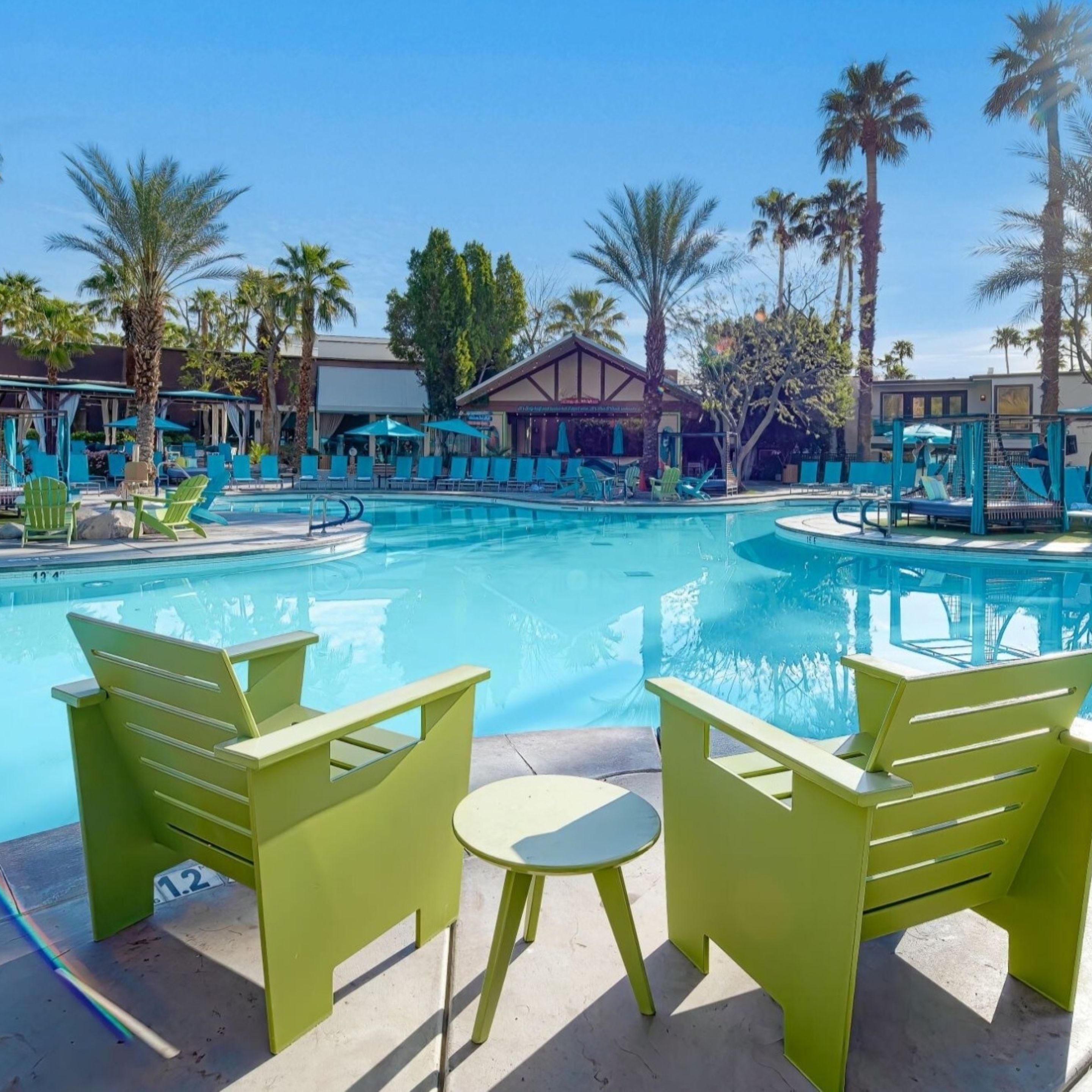 Paradise Pool at Riviera Resort Palm Springs