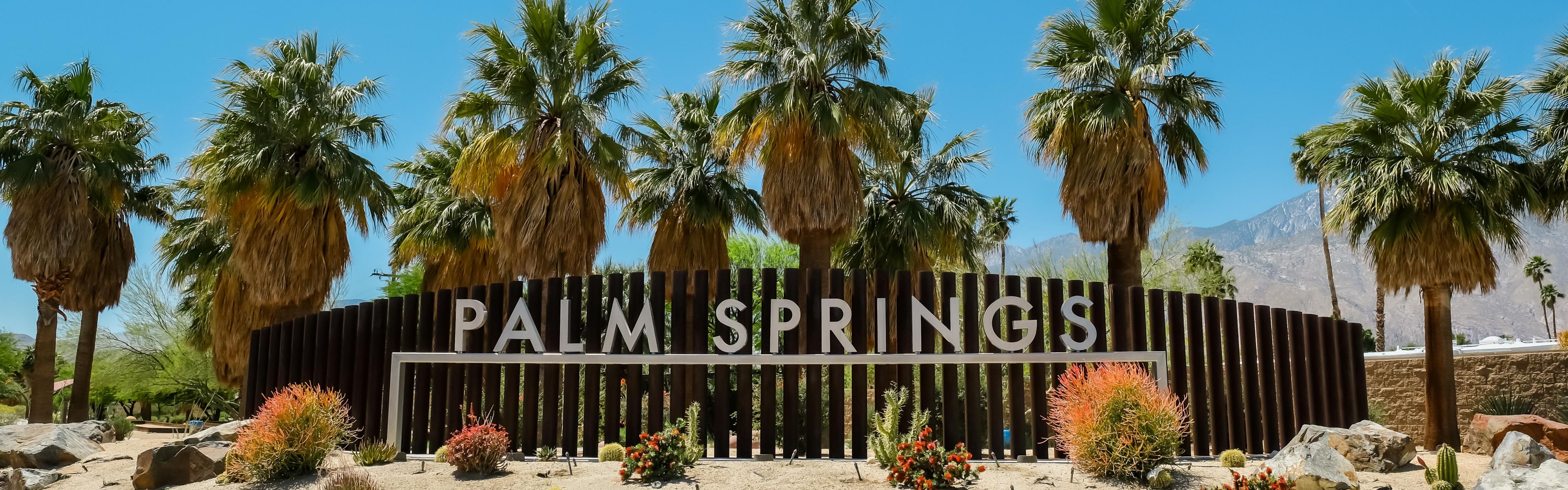 Tanda Selamat Datang Ikon Palm Springs