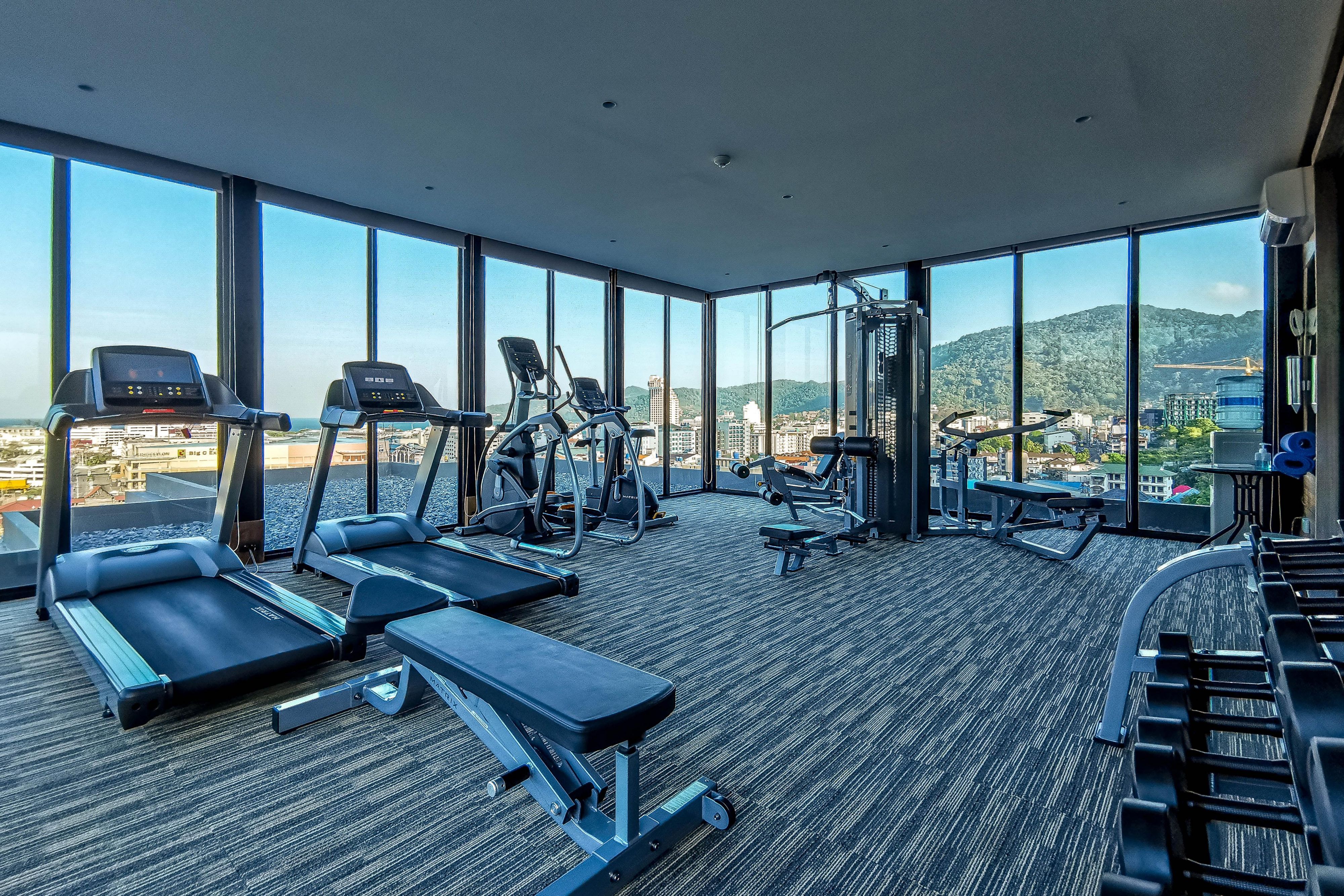 From our fitness centre, you can enjoy views of Patong while working out. Open daily from morning until evening, it has what you need to get into shape - from treadmills to machines for weightlifting, dumbbells and even yoga mats - so that you can work out in a comfortable environment.