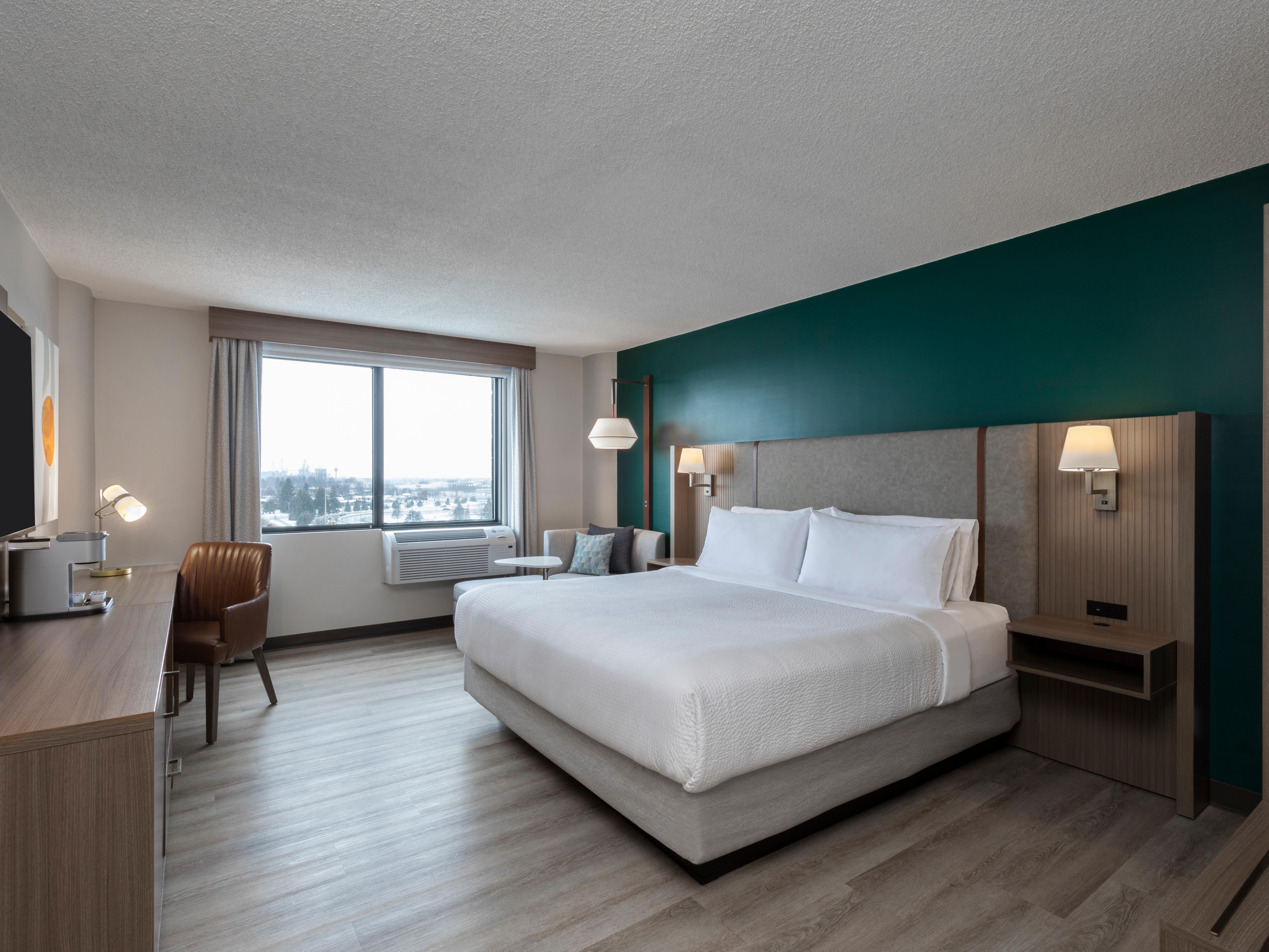 At the end of a long day, relax in our clean, fresh guest rooms.