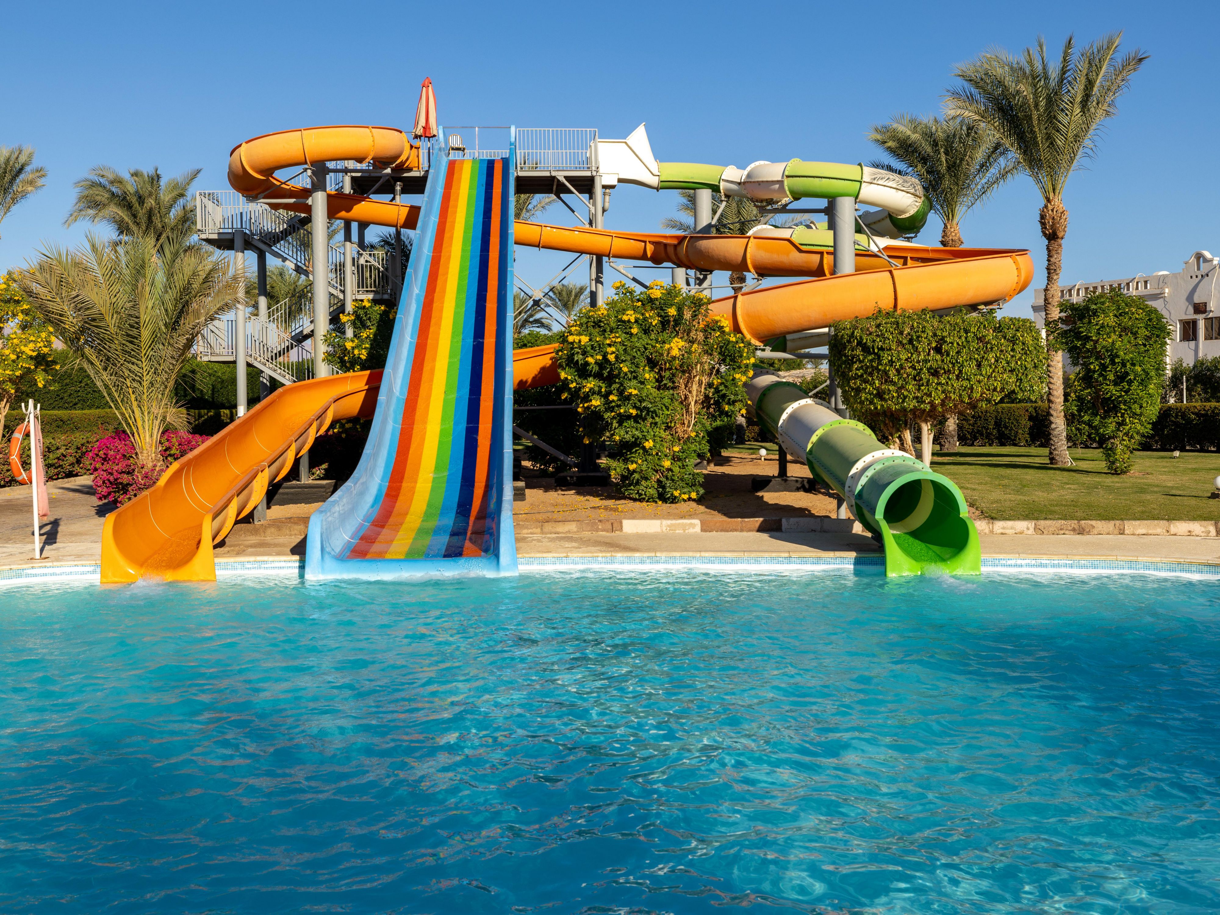 Experience nonstop fun at the Resort’s Aqua Park! With separate zones for adults and kids, everyone can enjoy thrilling water slides, splash zones, and relaxing pools. Kids have their own safe, exciting area to explore, while adults enjoy larger slides and spacious lounging areas. It’s the perfect spot for families to create unforgettable memories.