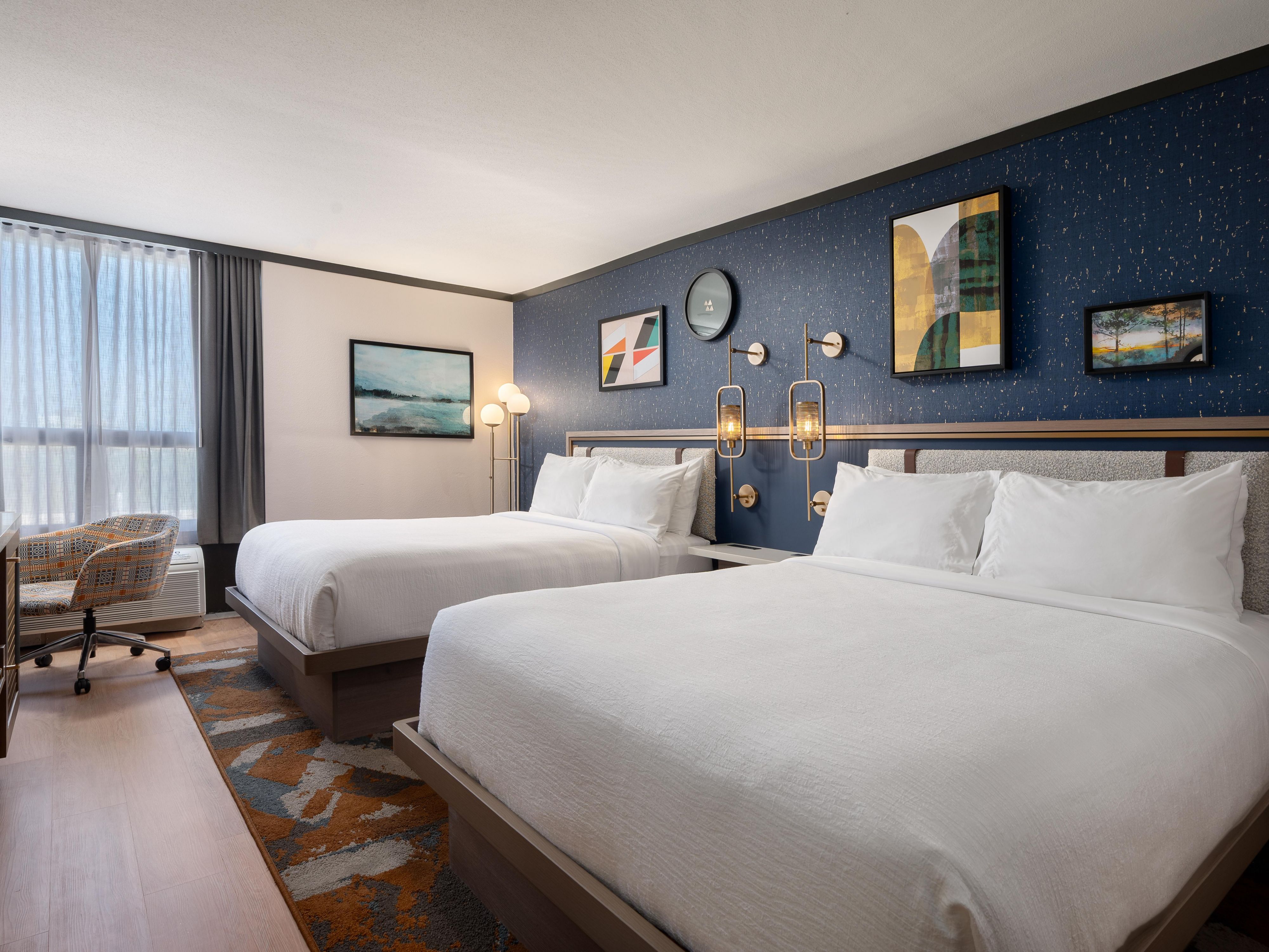 Each corner of our hotel is inspired by the history, art, and culture of Troy. From muraled walls to artisanal details in every room, we celebrate the local story. Step into a space that feels both curated and comfortable—where no two stays are ever the same.