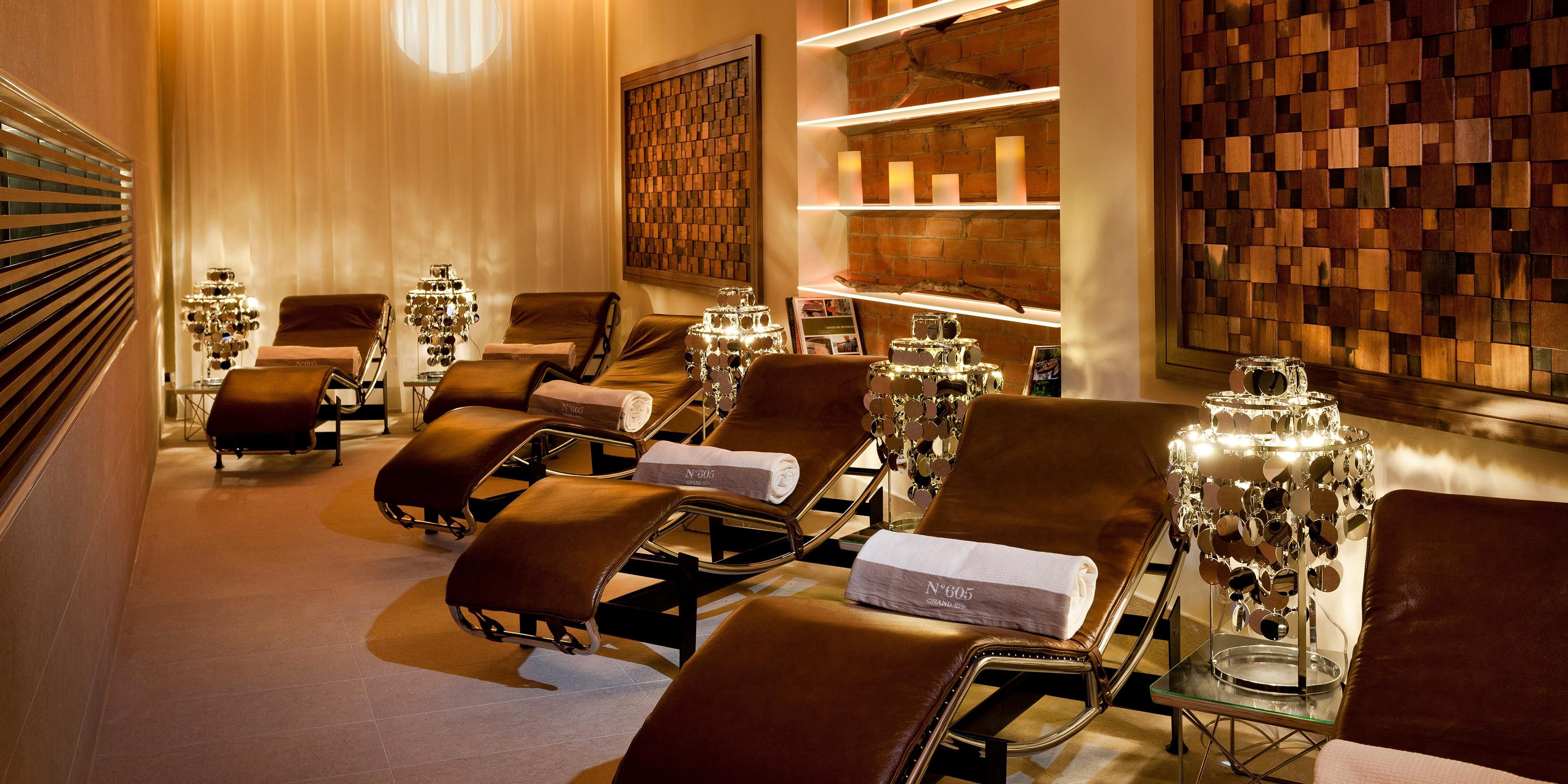 Relaxing treatment room at Grand Spa no.605, Grand Hotel Wien