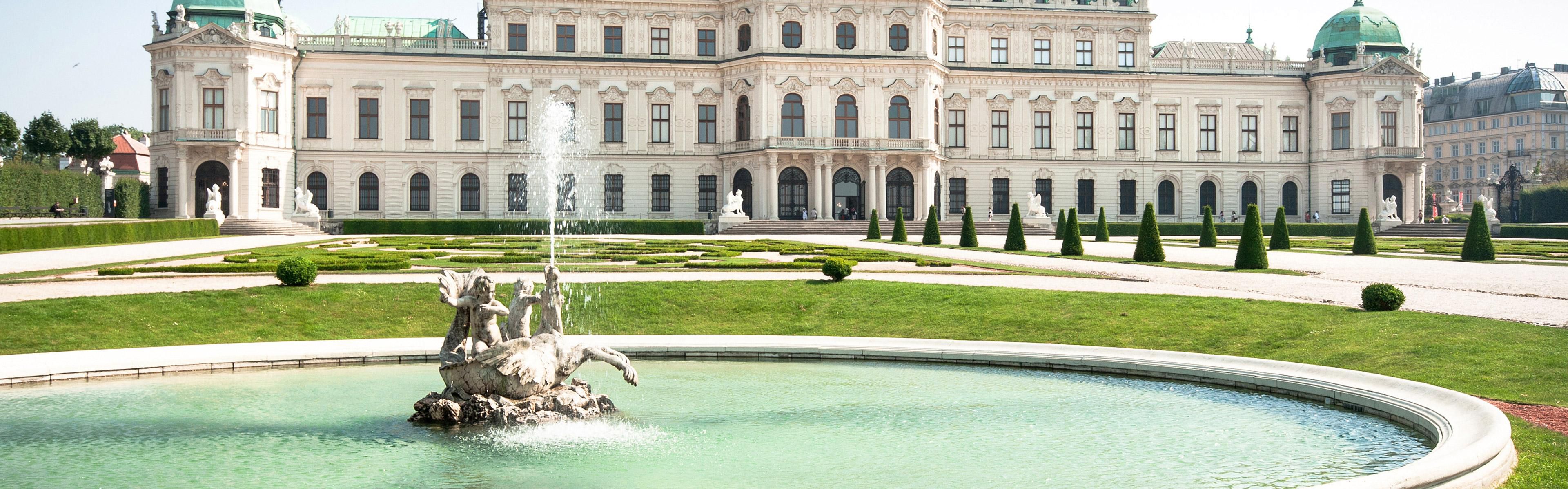 Belvedere Palace complex offers gardens, cafes and museums