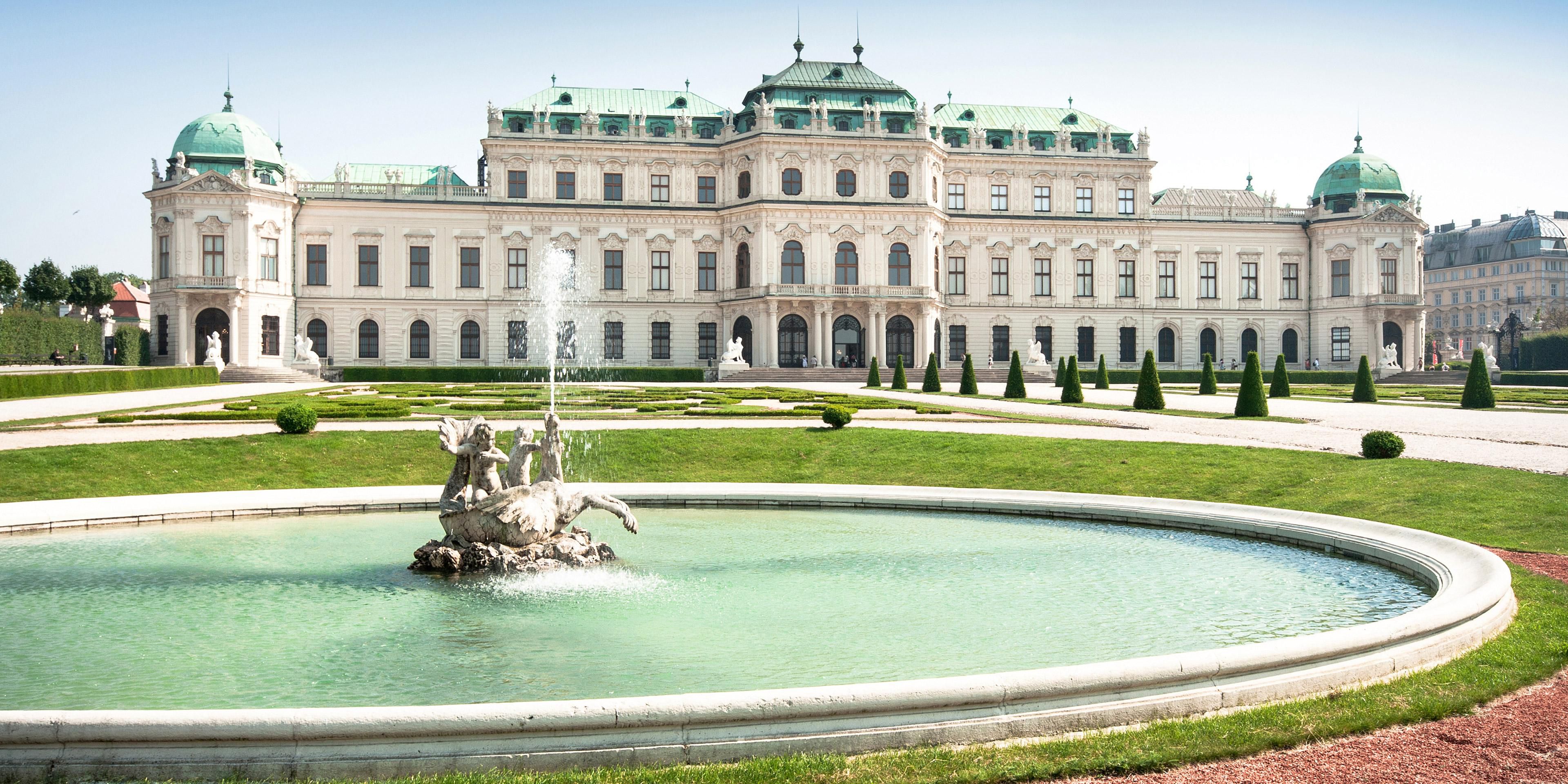 Belvedere Palace complex offers gardens, cafes and museums