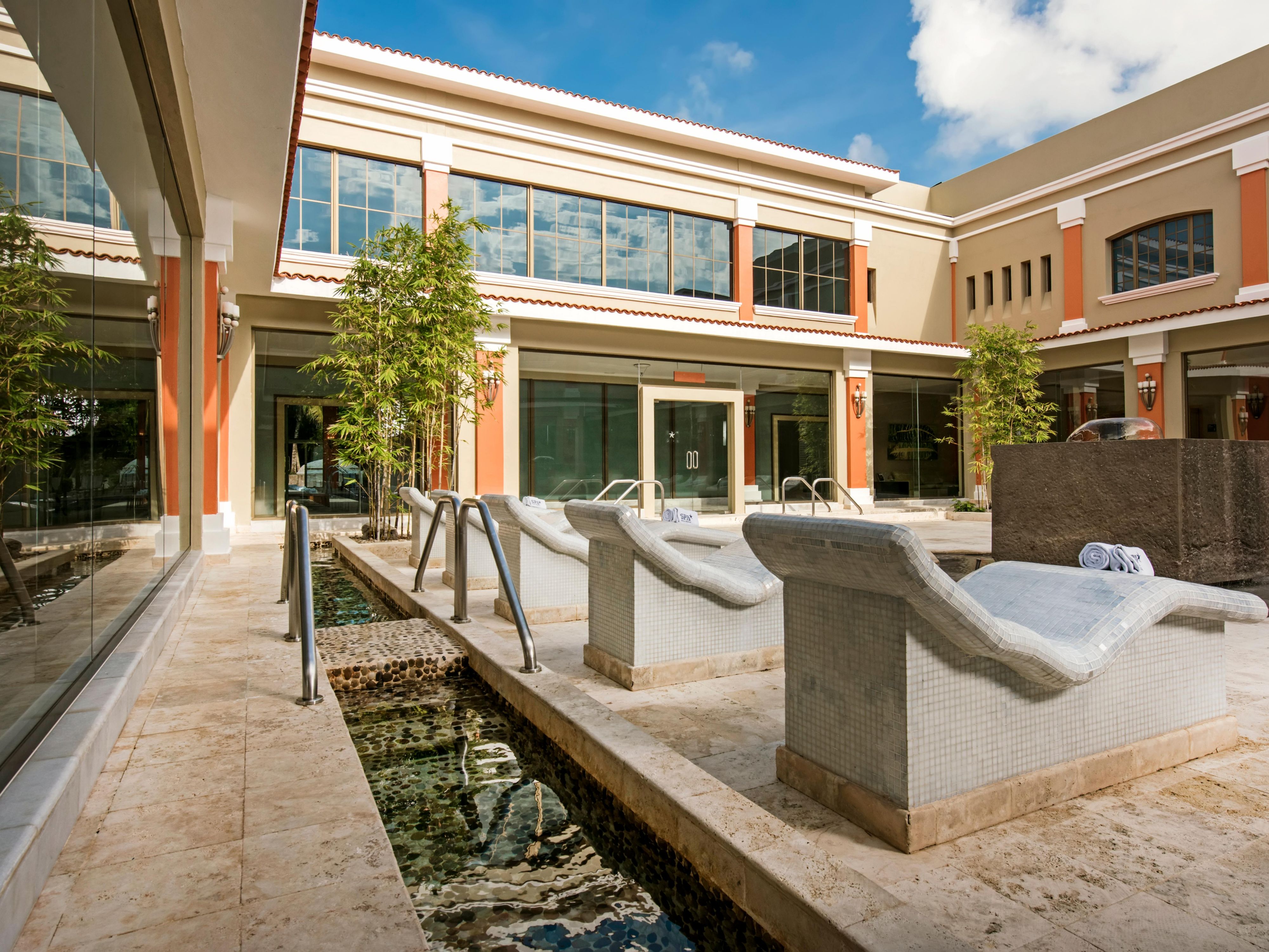 On-site spa with indoor pool