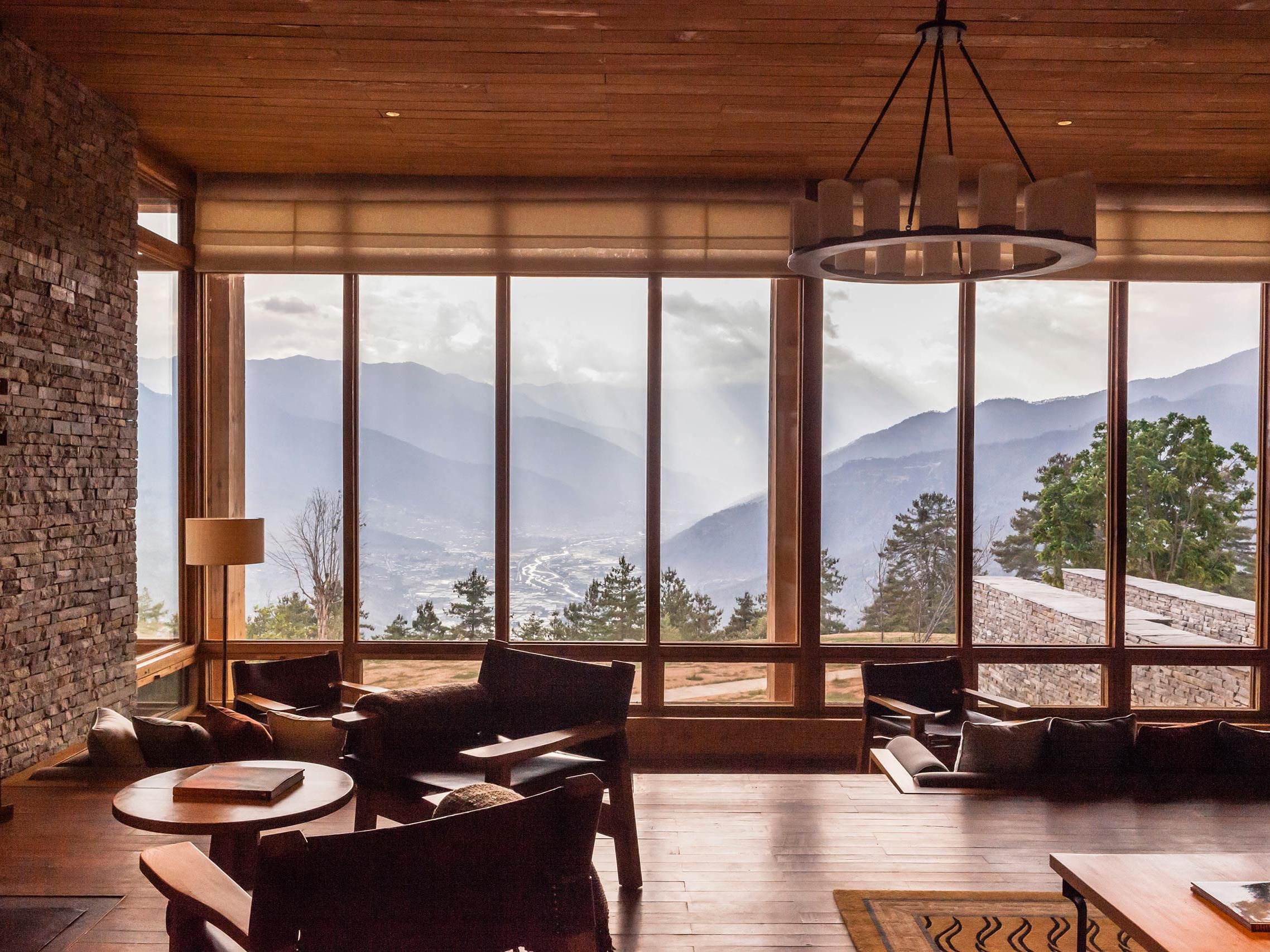Six Senses Paro living room, main building