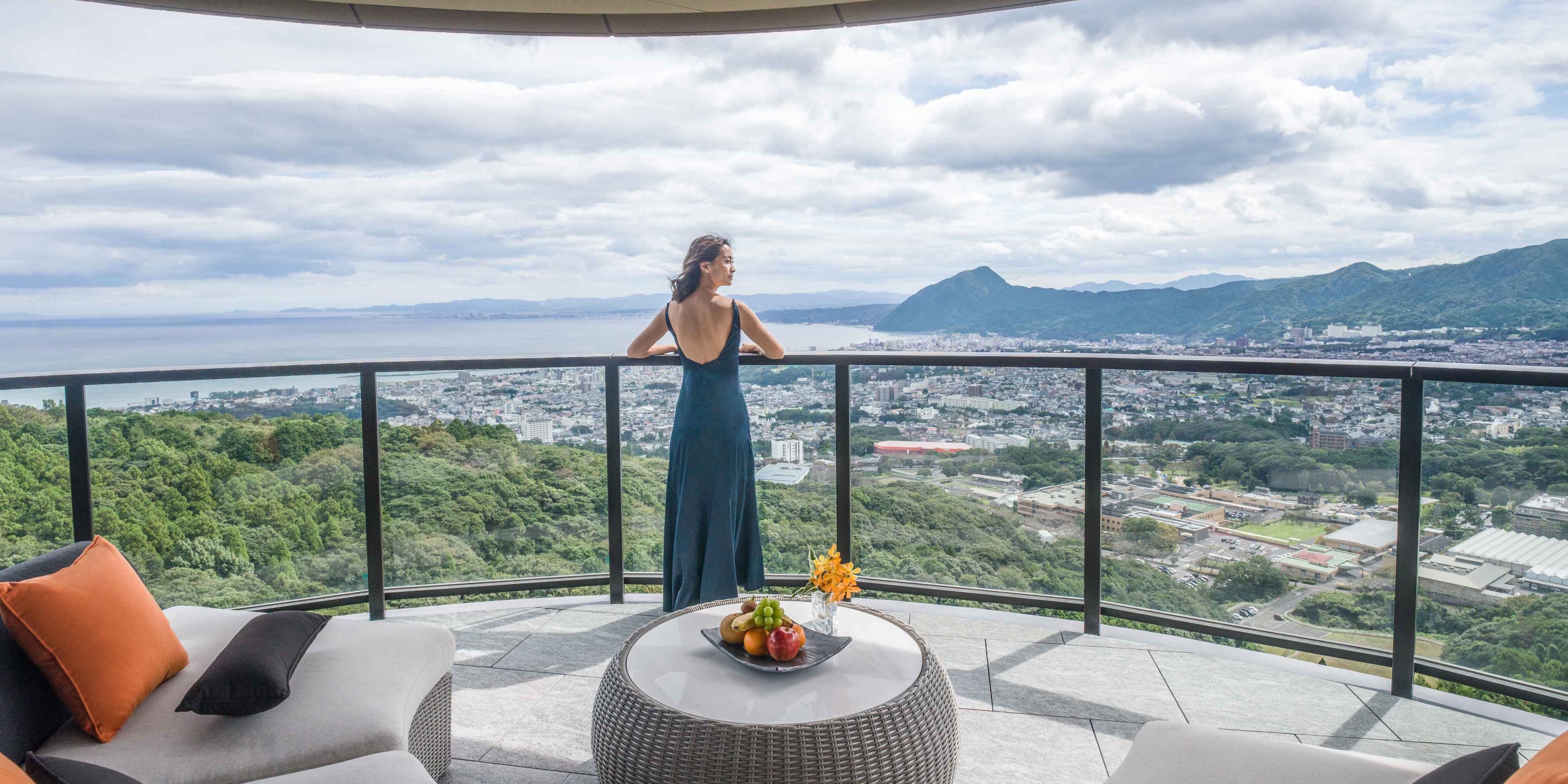 View from the balcony of the panorama suite