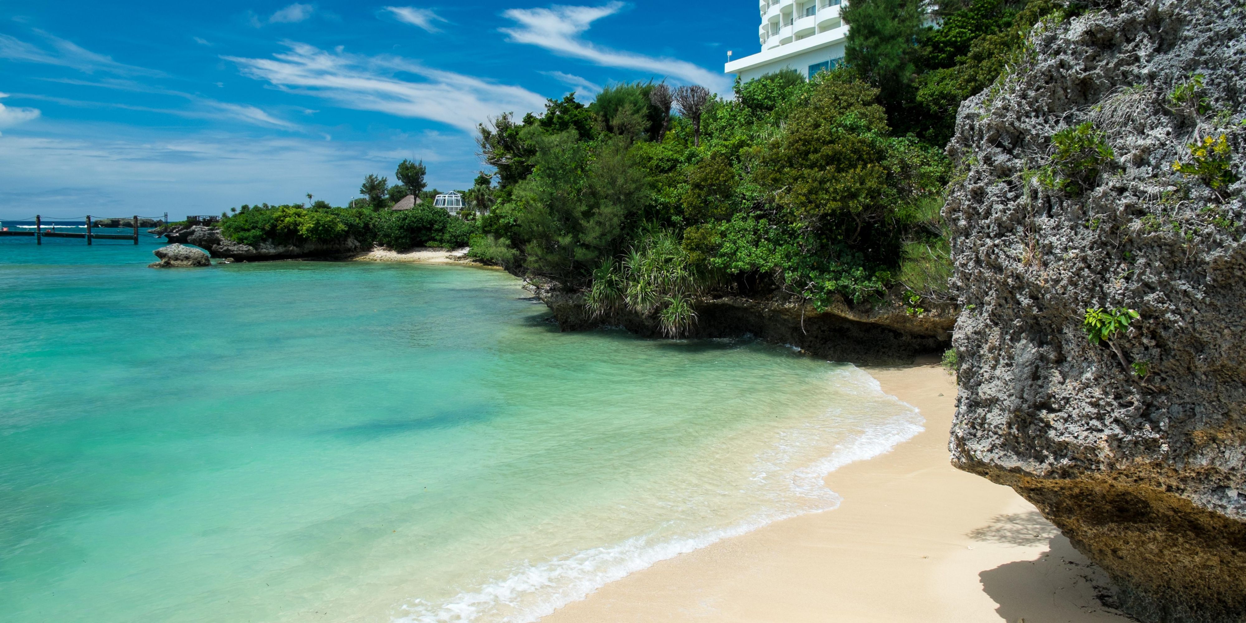 This private beach of ANA Intercontinental Manza Beach Resort is considered one of the most popular destinations for tourists. Manza Beach is a beautiful private beach, located in a pristine national park. It’s the perfect spot to unwind, soak up the sun, dine or enjoy beach activities.