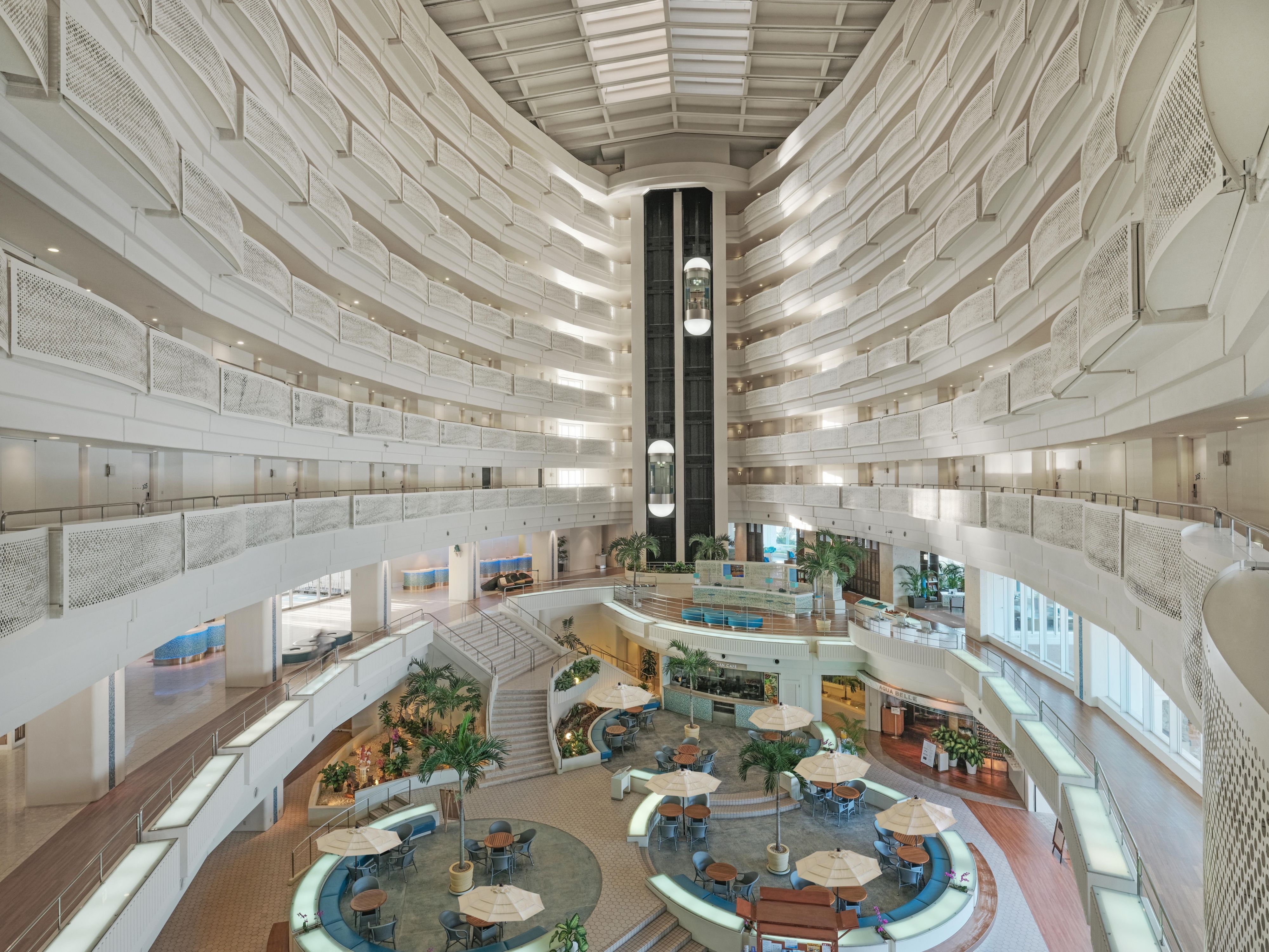 Bright and open atrium