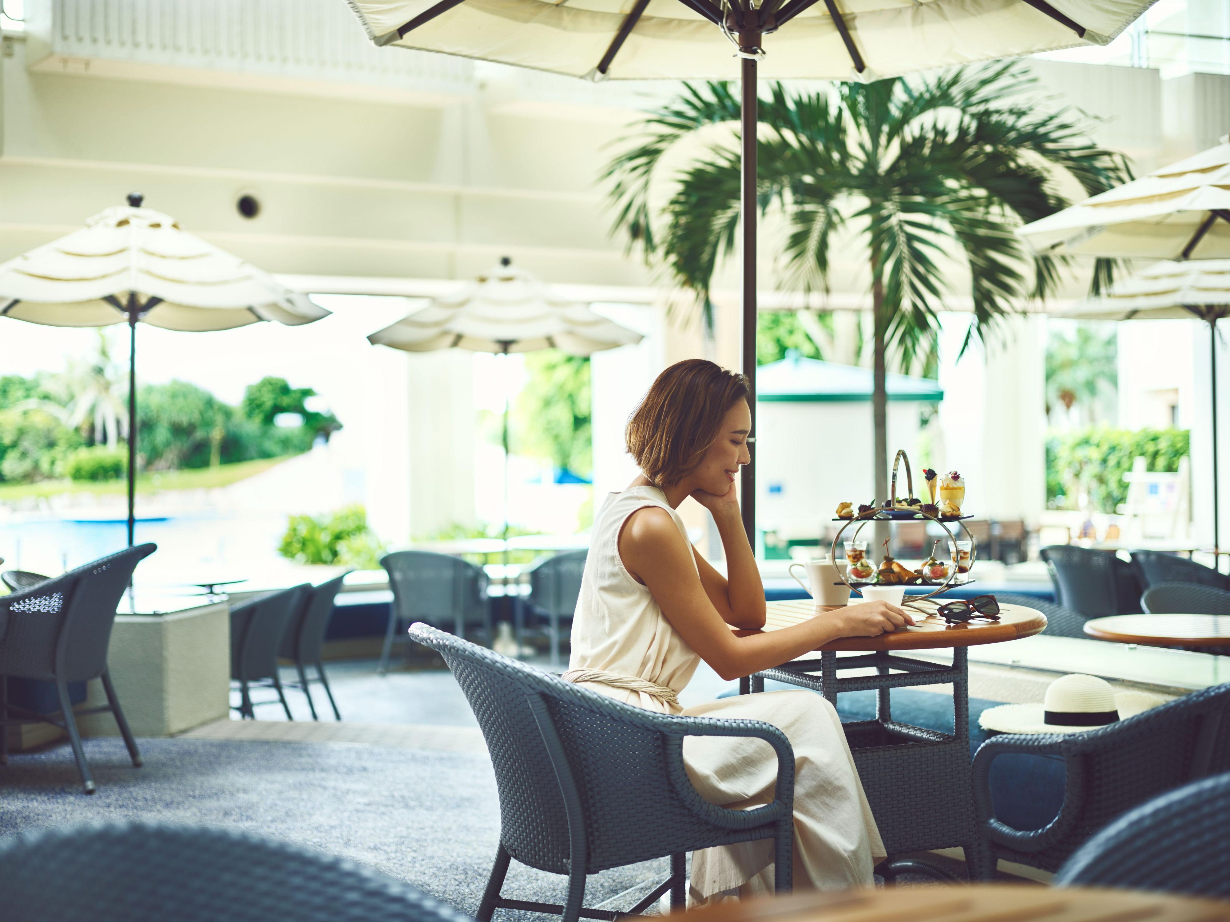 Elegant afternoon tea time