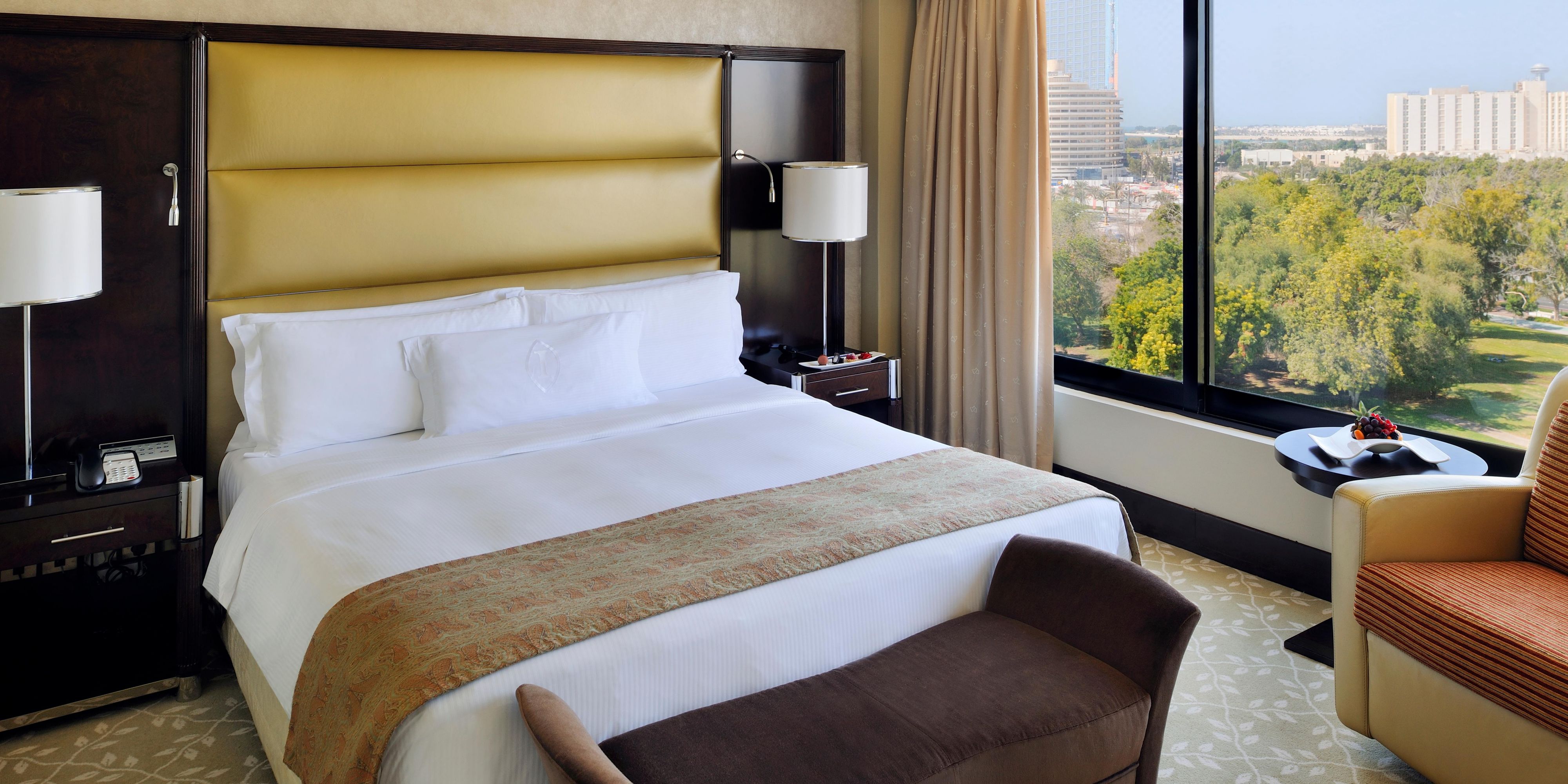 Premium suites amidst views of the Arabian Gulf