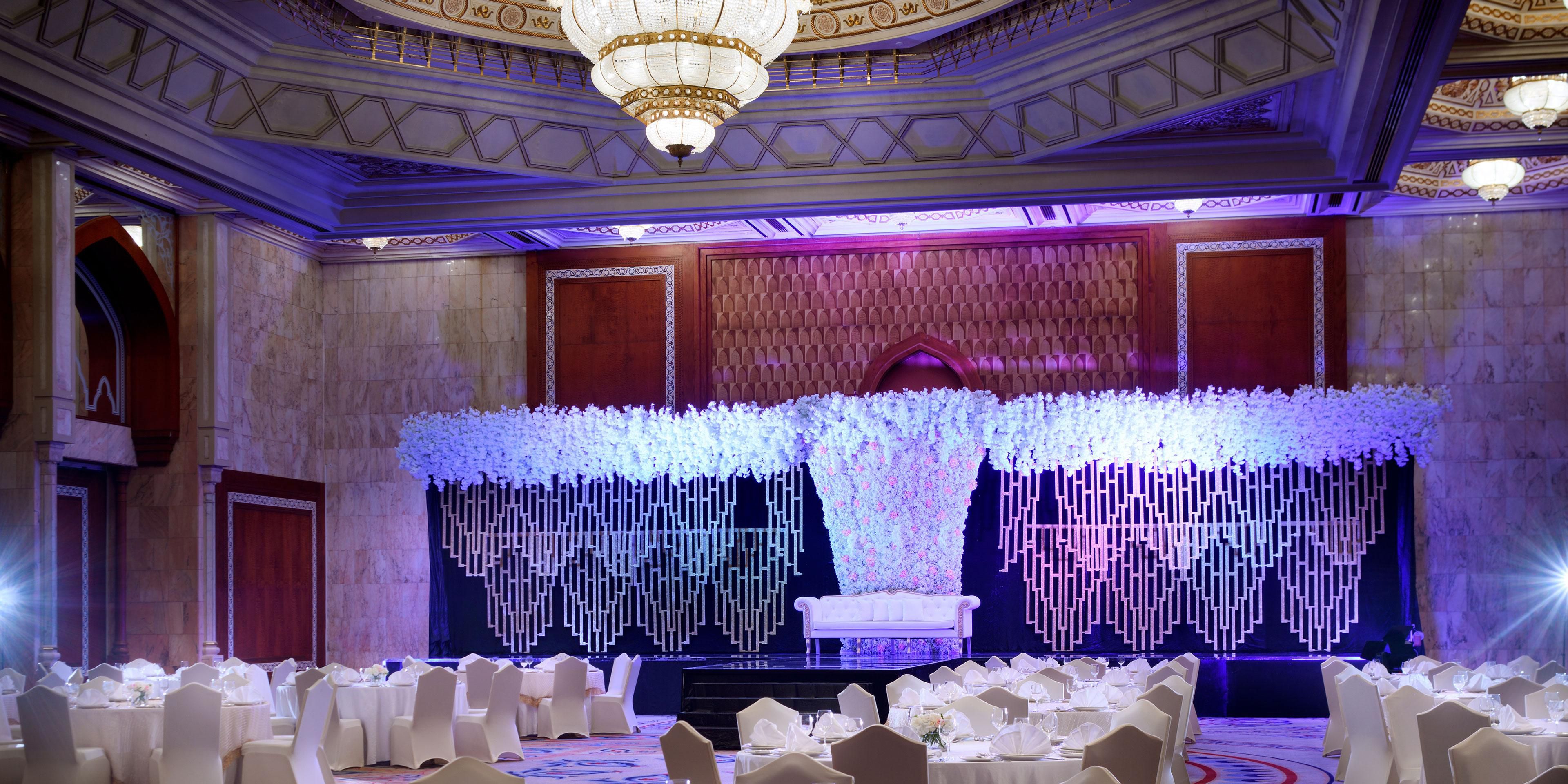 From intimate gatherings to more extravagant affairs, functions at InterContinental® Abu Dhabi set the standard in the UAE capital. With a range of stunning venues and an expert team of planners, we can tailor your event down to the very last detail.
