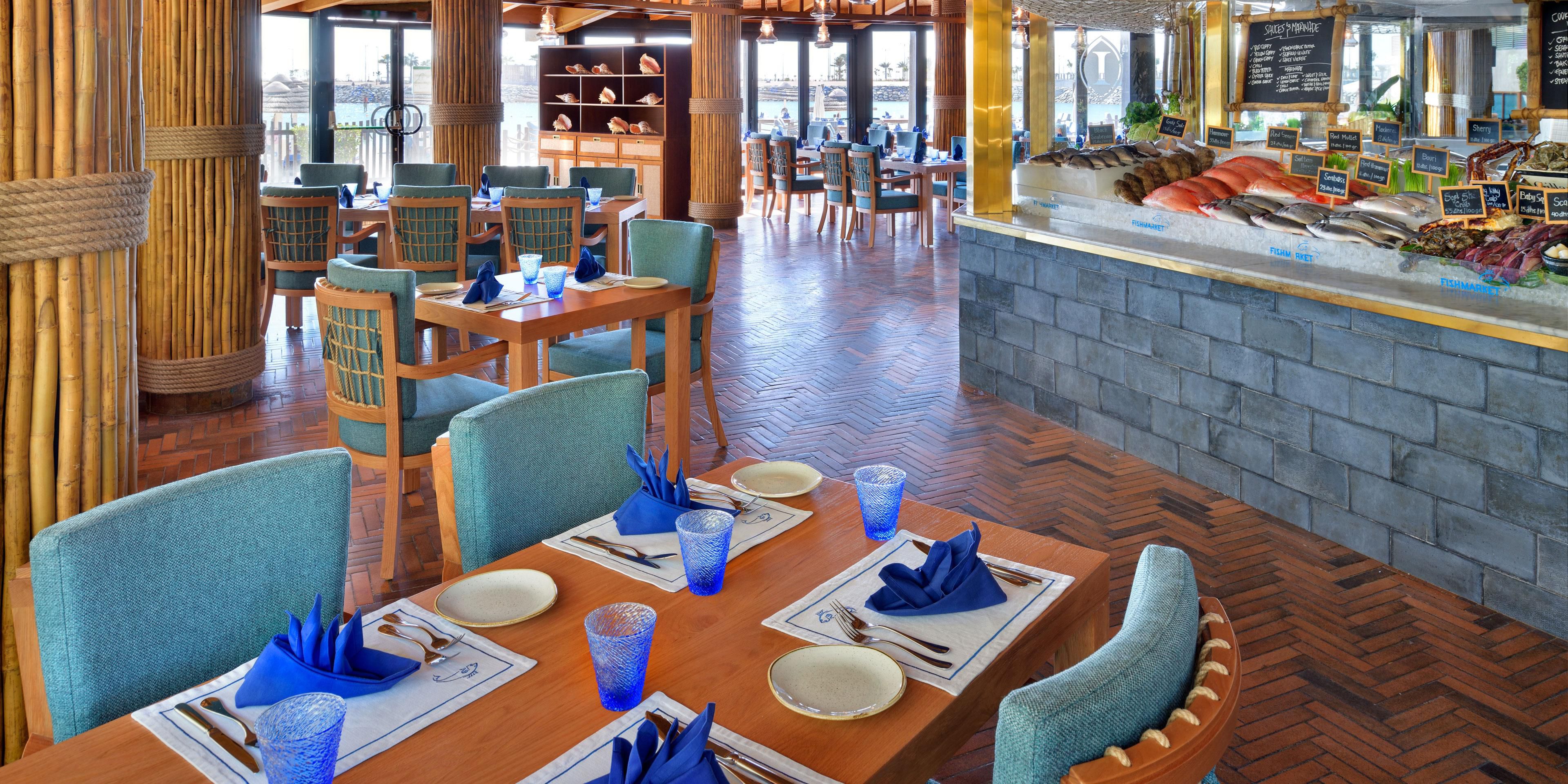 The Fishmarket is one of the capital’s most exciting gastronomic experiences. The success story started in 1989. With the renovation that took place, the new Fishmarket retains the essence and traditions it is famous for; the freshest fish cooked to your preference in a secluded beach location matched with attentive and caring service from the team