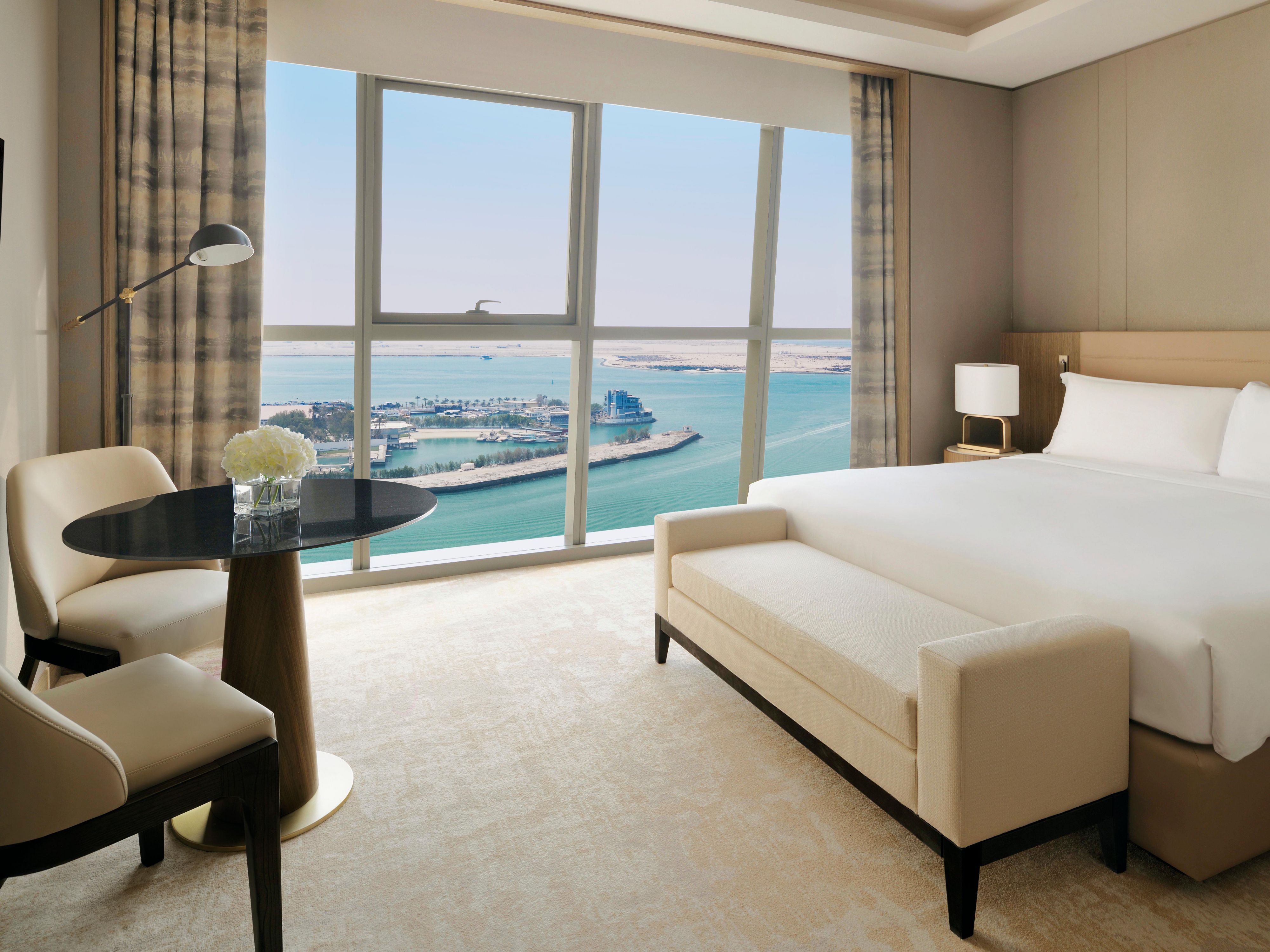 Wake up to stunning sea views in our luxurious Abu Dhabi apartment