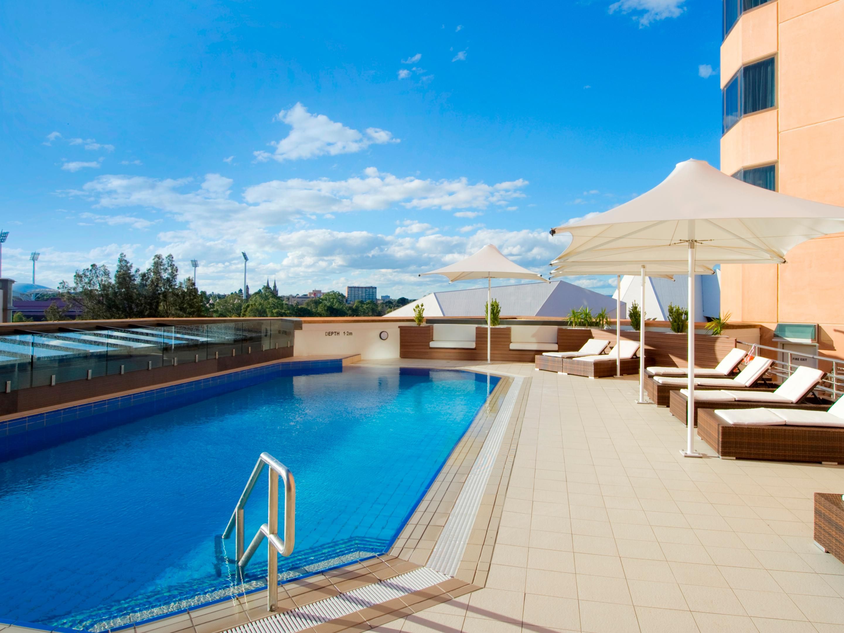 Have a morning or afternoon dip in our outdoor heated pool