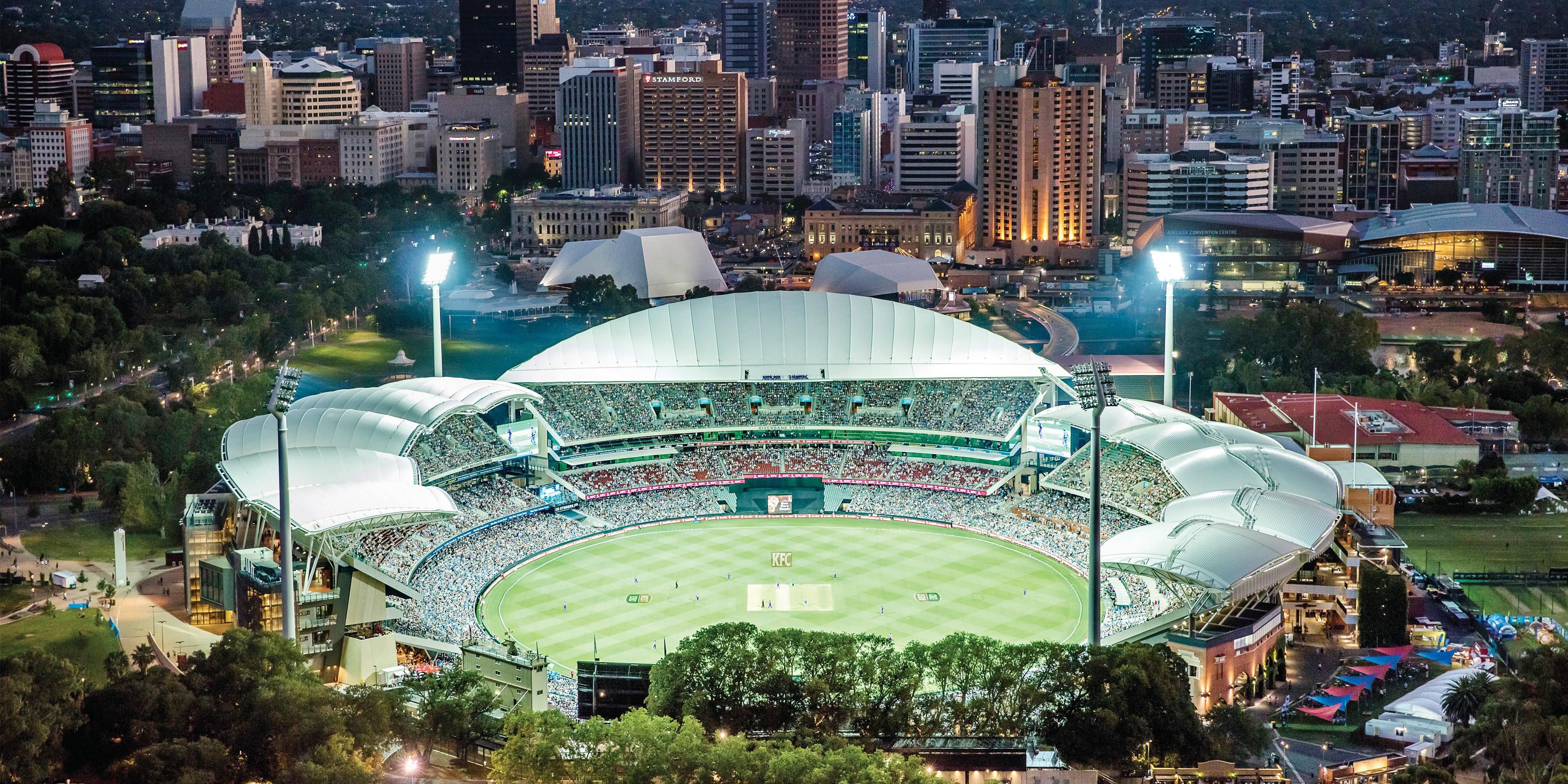 Cross the Torrens bridge and experience sports like never before