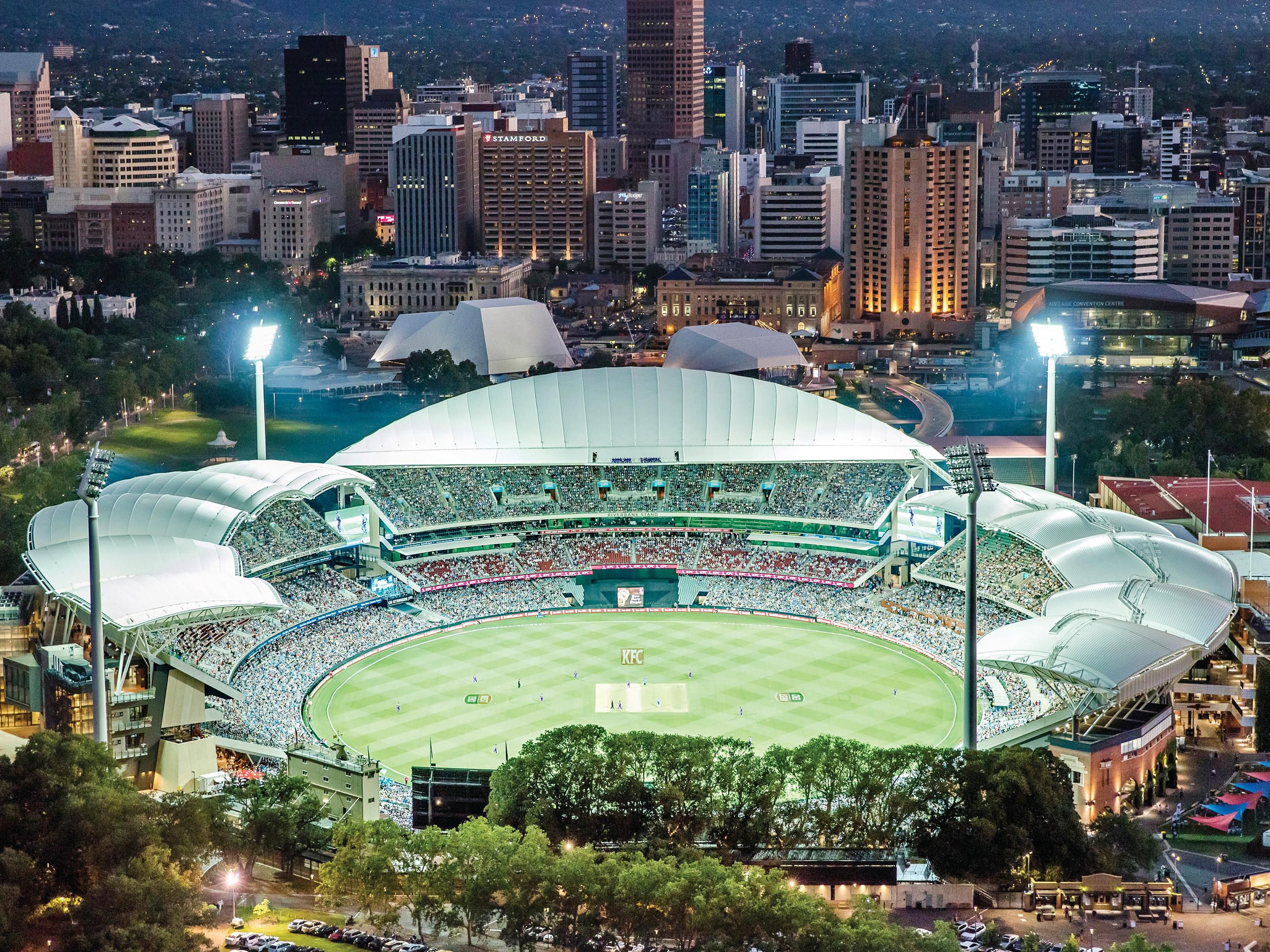 Cross the Torrens bridge and experience sports like never before