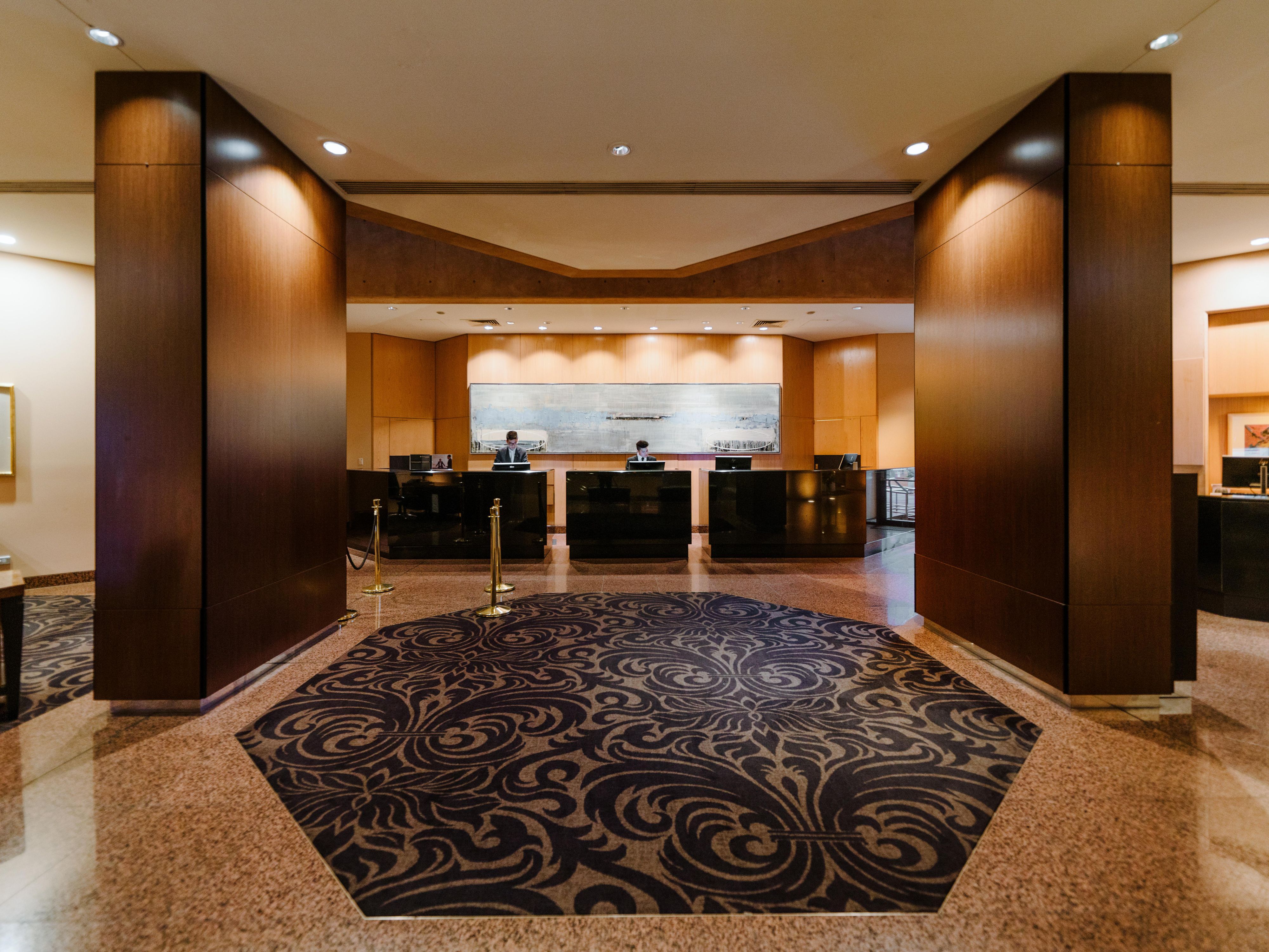 Welcome to our hotel reception, offering smooth check-in and WiFi
