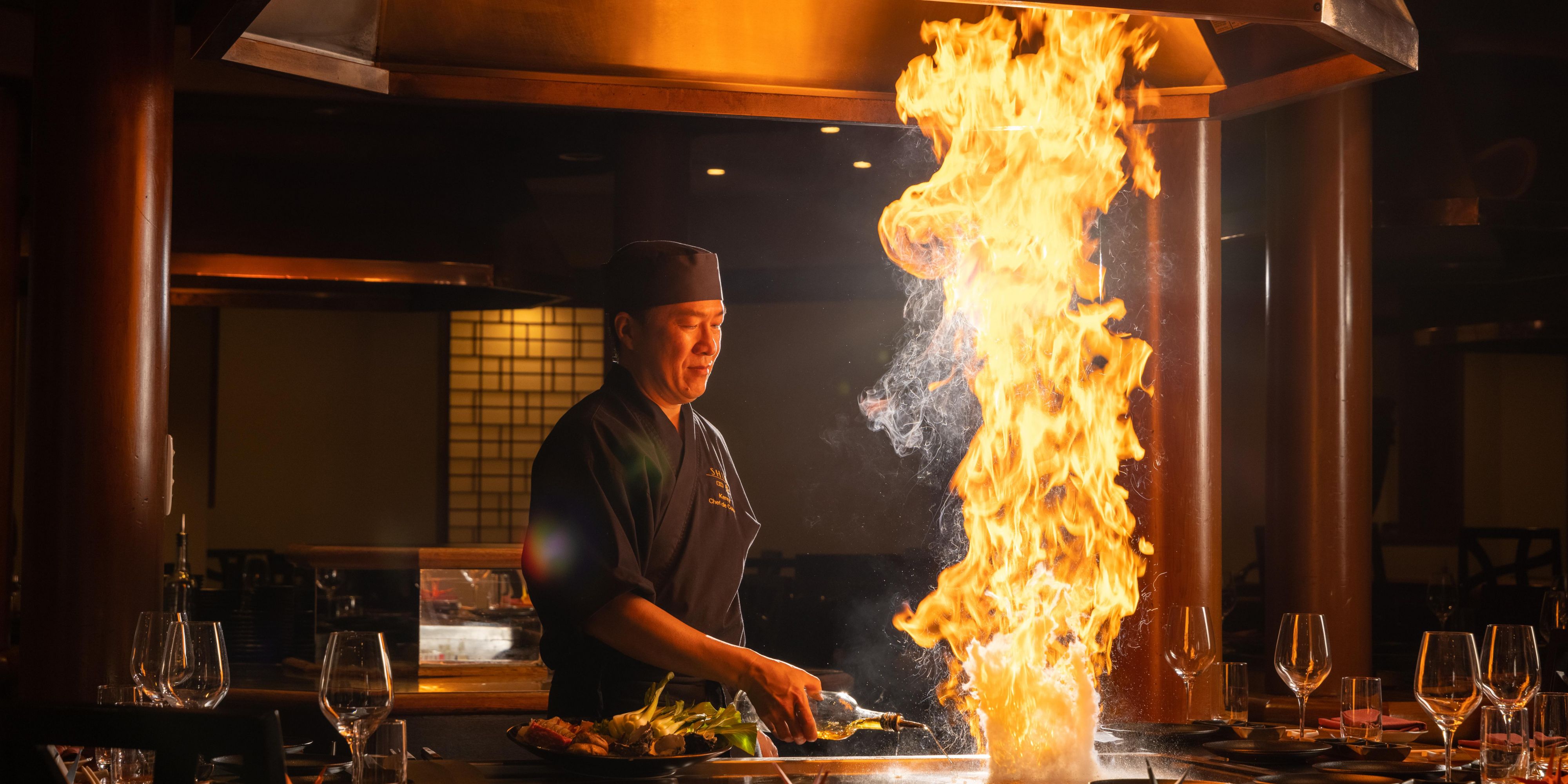 Experience award-winning authentic Japanese cuisine at Shiki. Shiki offers world-class service and unique dining experience, combining seasonal produce with exceptional Japanese sushi and sashimi, tempura, and teppanyaki.