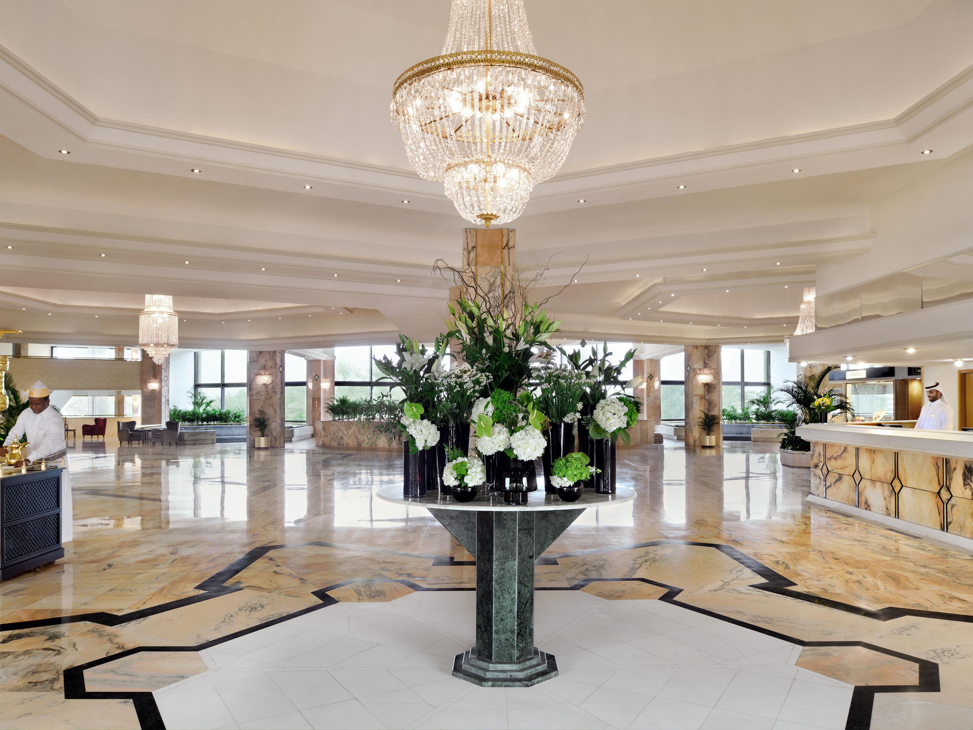 Step into a lobby where sophistication and warmth greet all guests