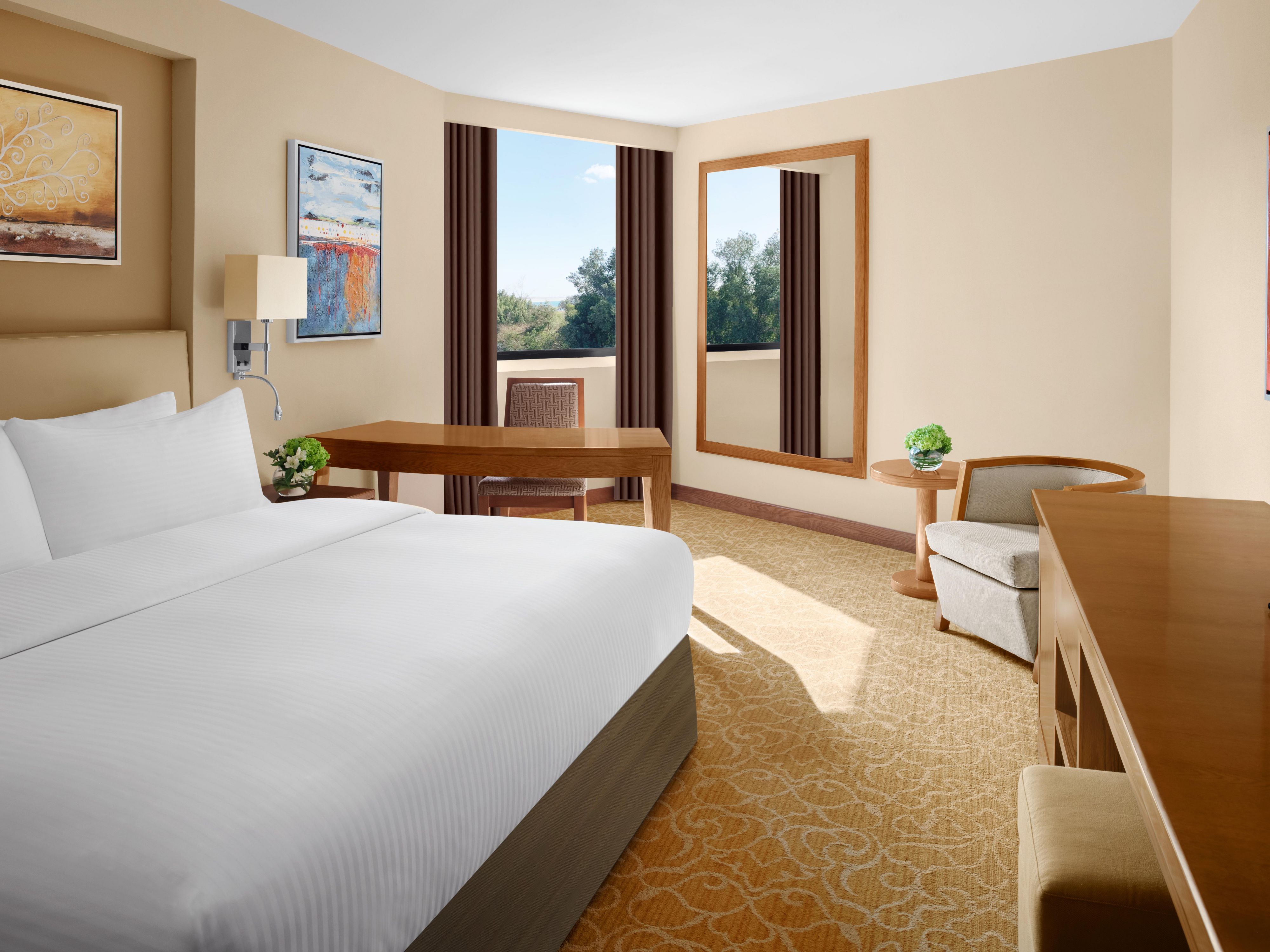 Guest Room with view of garden