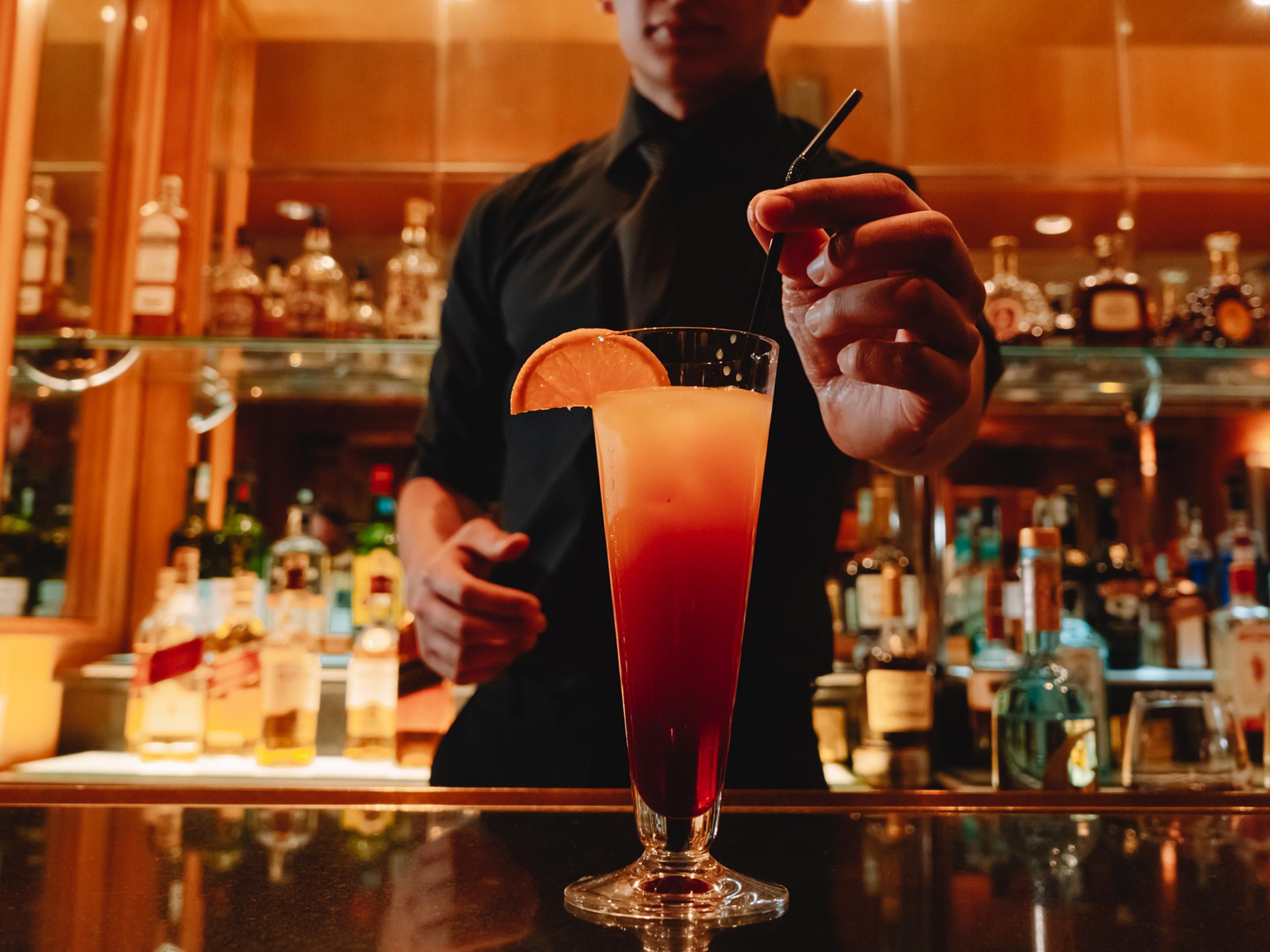 Enjoy delicious cocktails and live music at our J Bar 