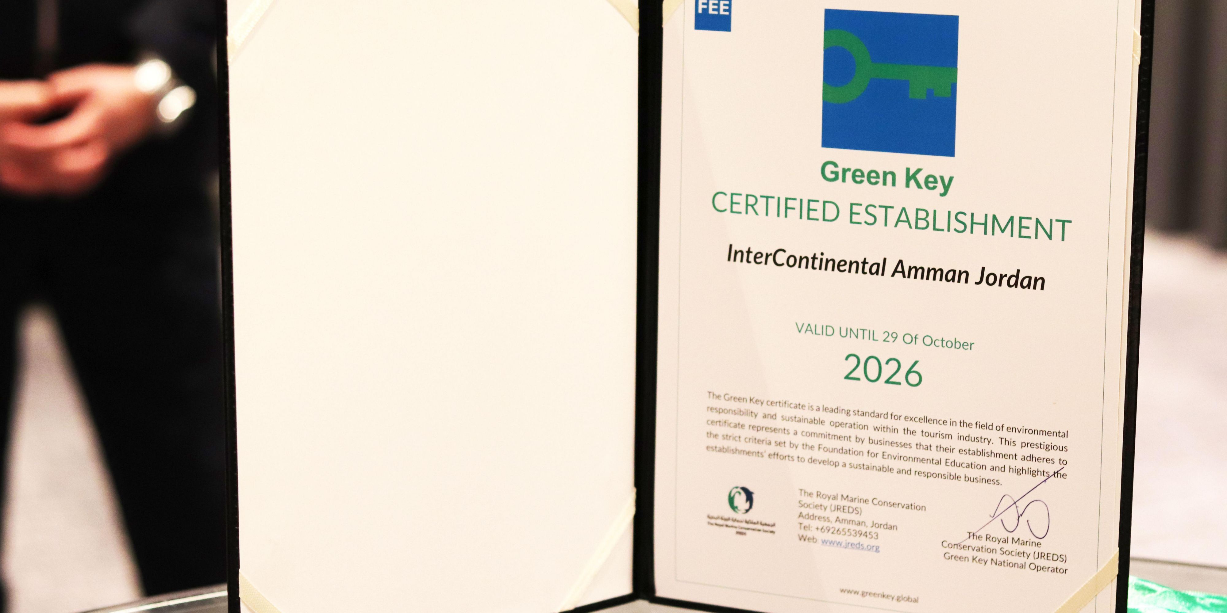 We are proud to have earned Green Key Certification, a reflection of our commitment to sustainability and responsible hospitality. This achievement strengthens our legacy of excellence as we continue to evolve toward a greener future.